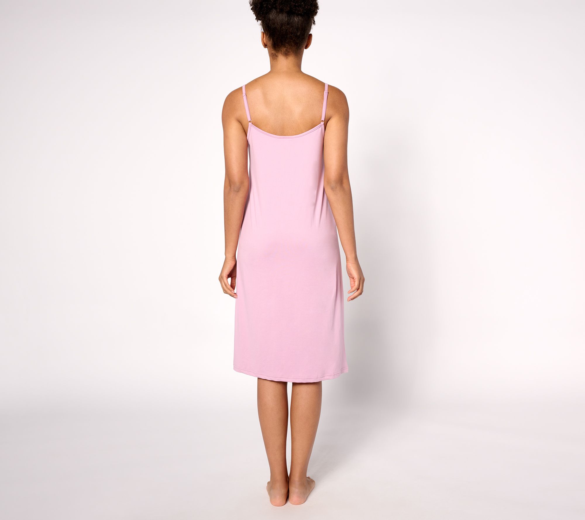 Track Soft Lounge Lace Slip Dress - Rose Print - 3X at Skims