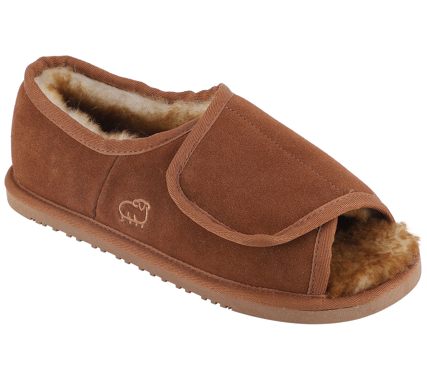 Lamo Men's Suede Adjustable Slipper