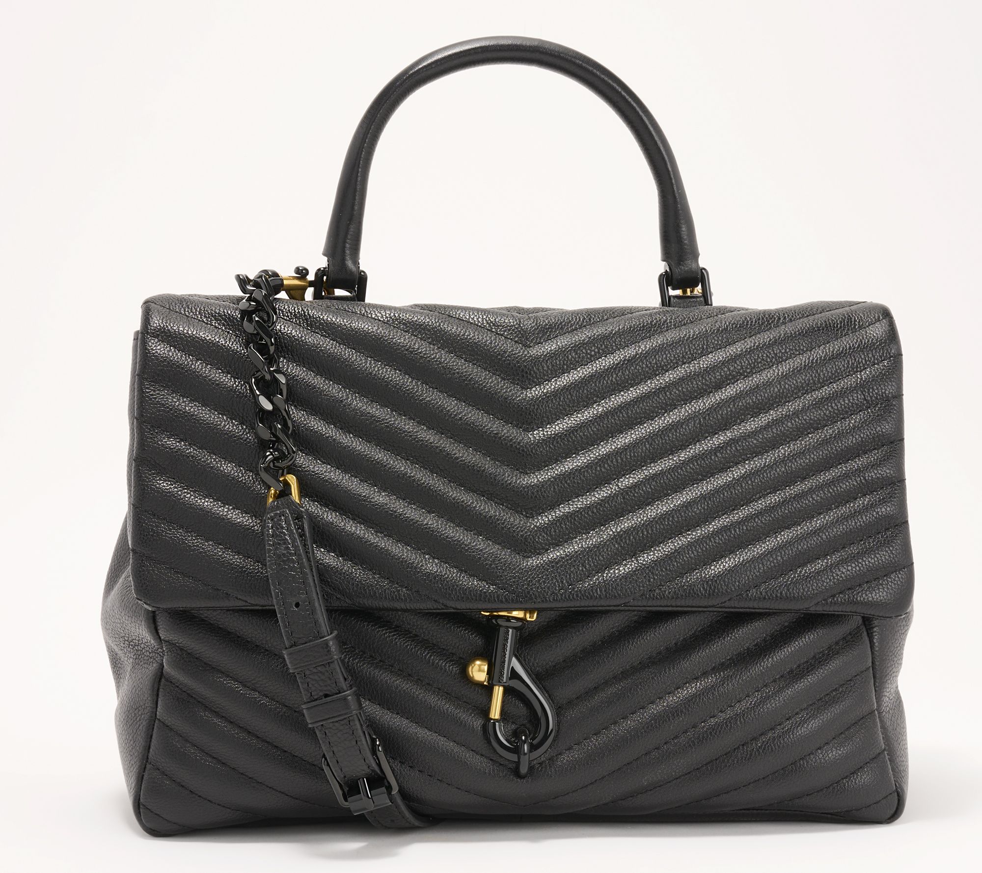 Rebecca Minkoff Edie Large Leather Top Handle Shoulder Bag