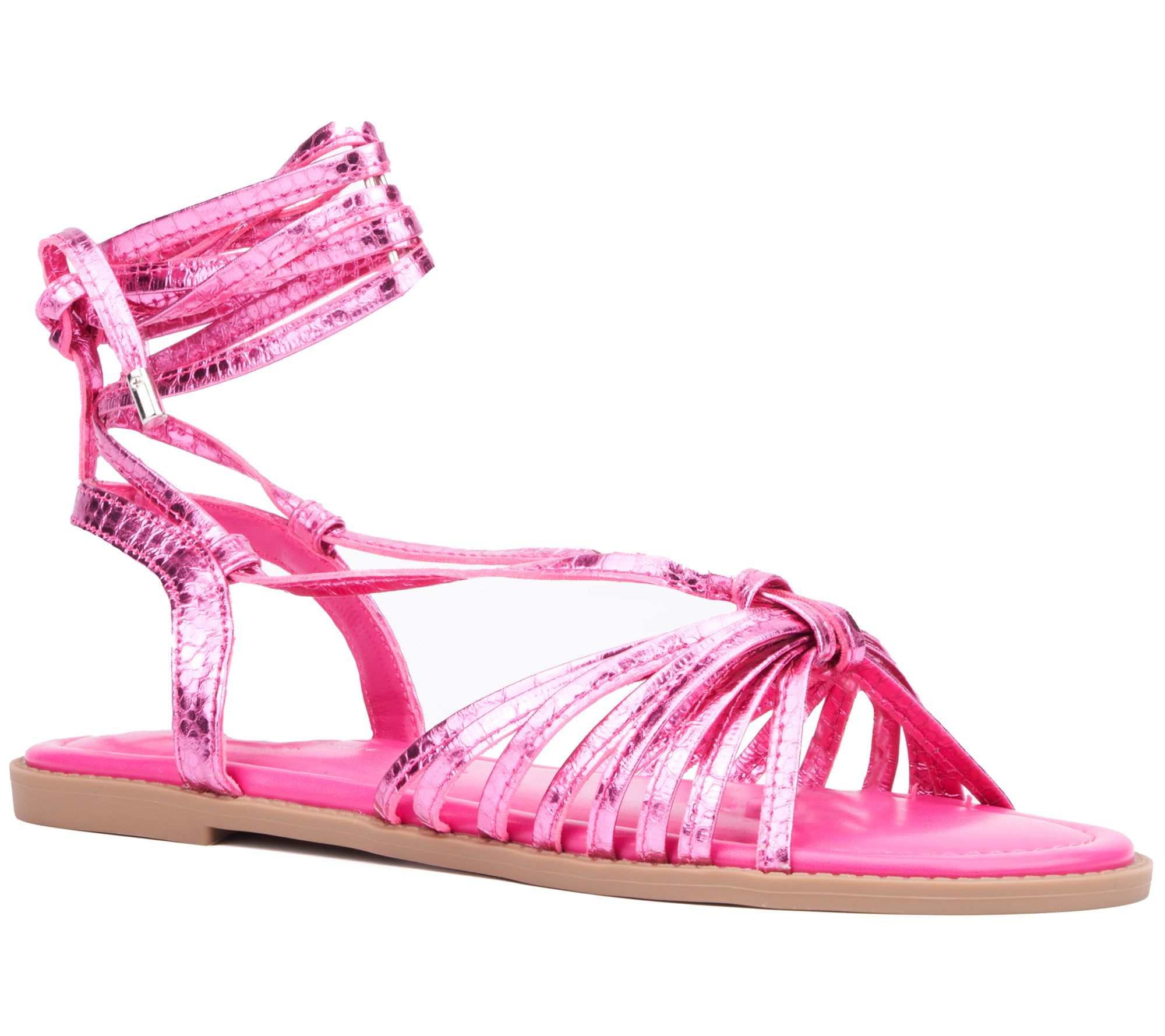 Fashion To Figure Women's Daria Strappy Wide Width Sandal