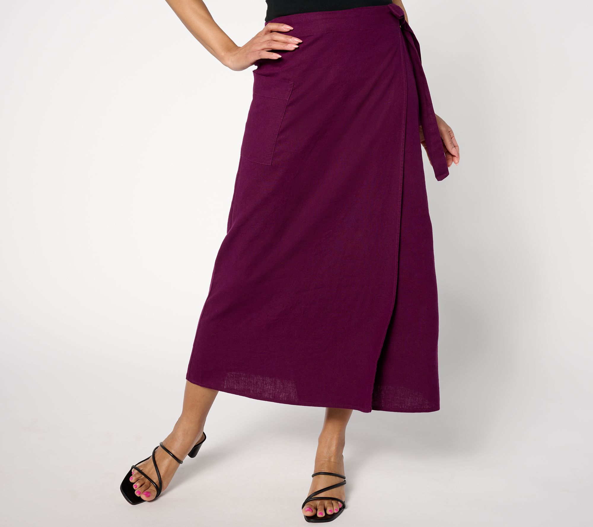 "As Is" Peace Love World Regular Wrap Utility Skirt