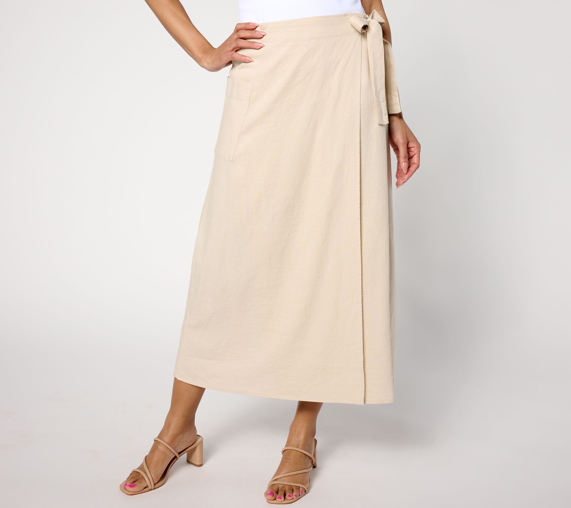"As Is" Peace Love World Regular Wrap Utility Skirt