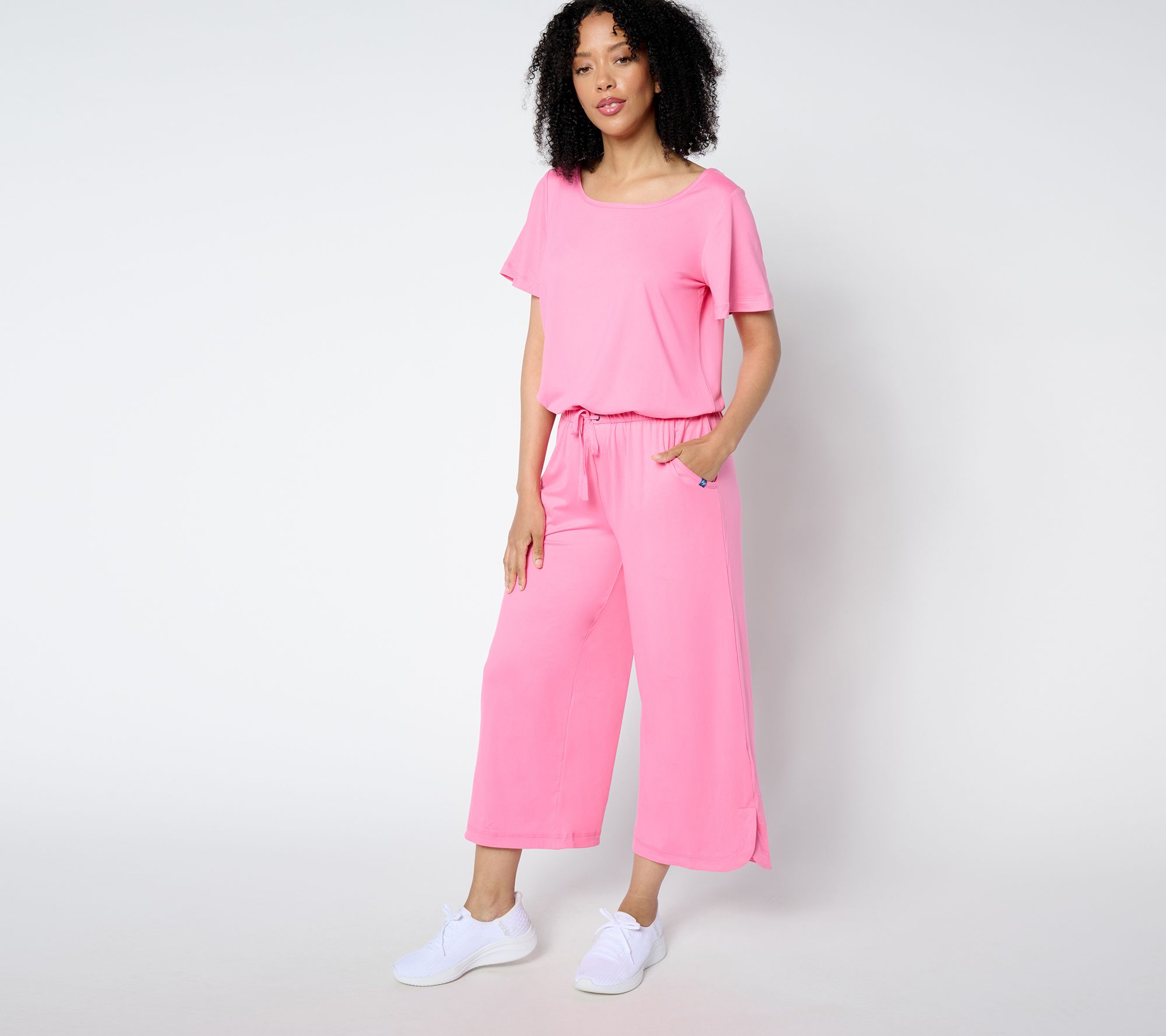 Lug Lounge Brushed Jersey Drawstring Jumpsuit - Trotter