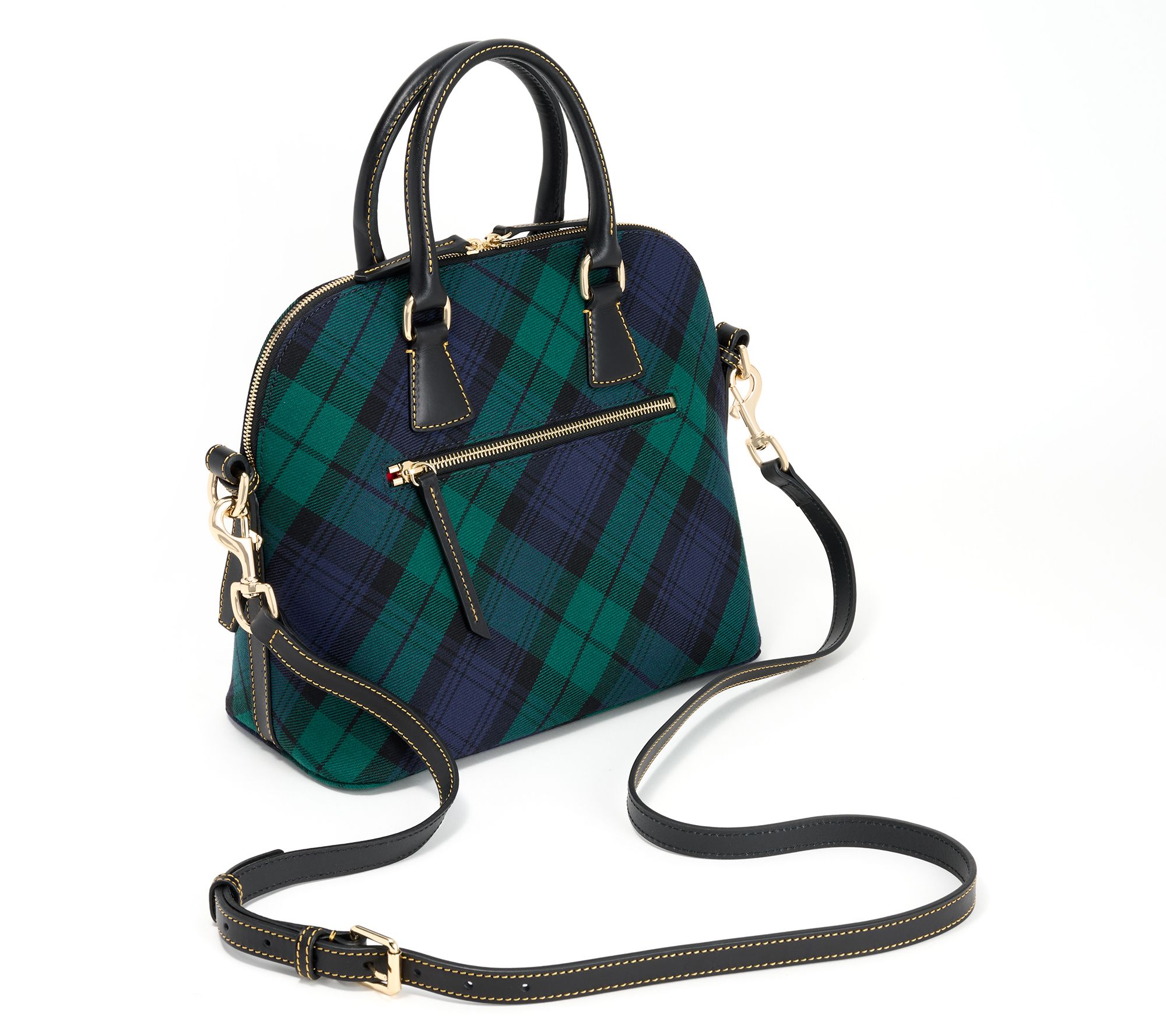 Dooney & discount Bourke Tartan Plaid Coated crossbody bag/purse