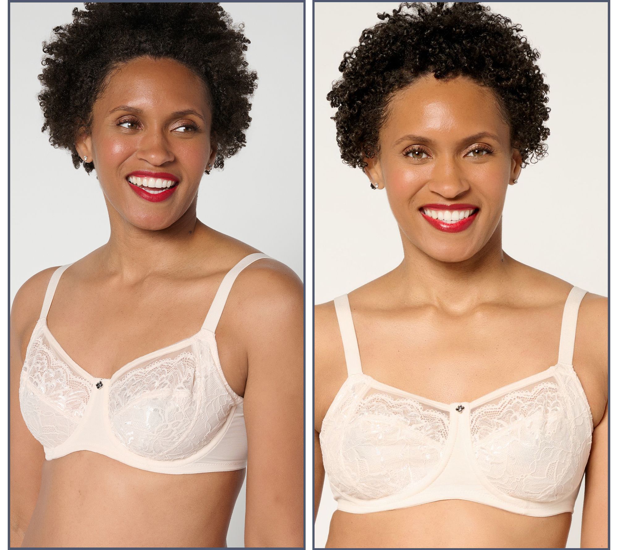 Breezies Natural Curves Unlined Support Underwire or Wirefree Bra