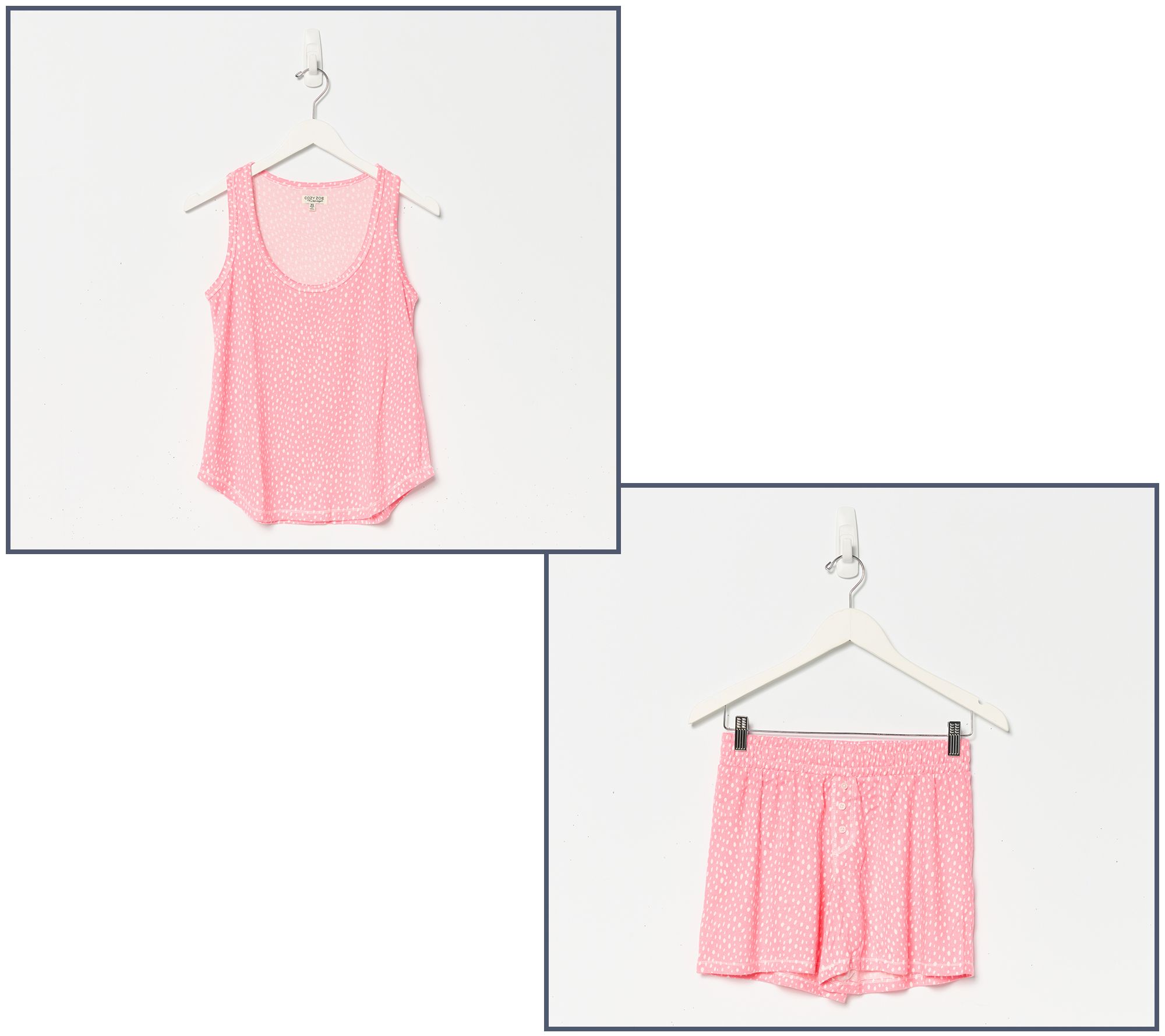 P.J. Salvage x Cozy Zoe Tank Top & Shorts Pajama Set