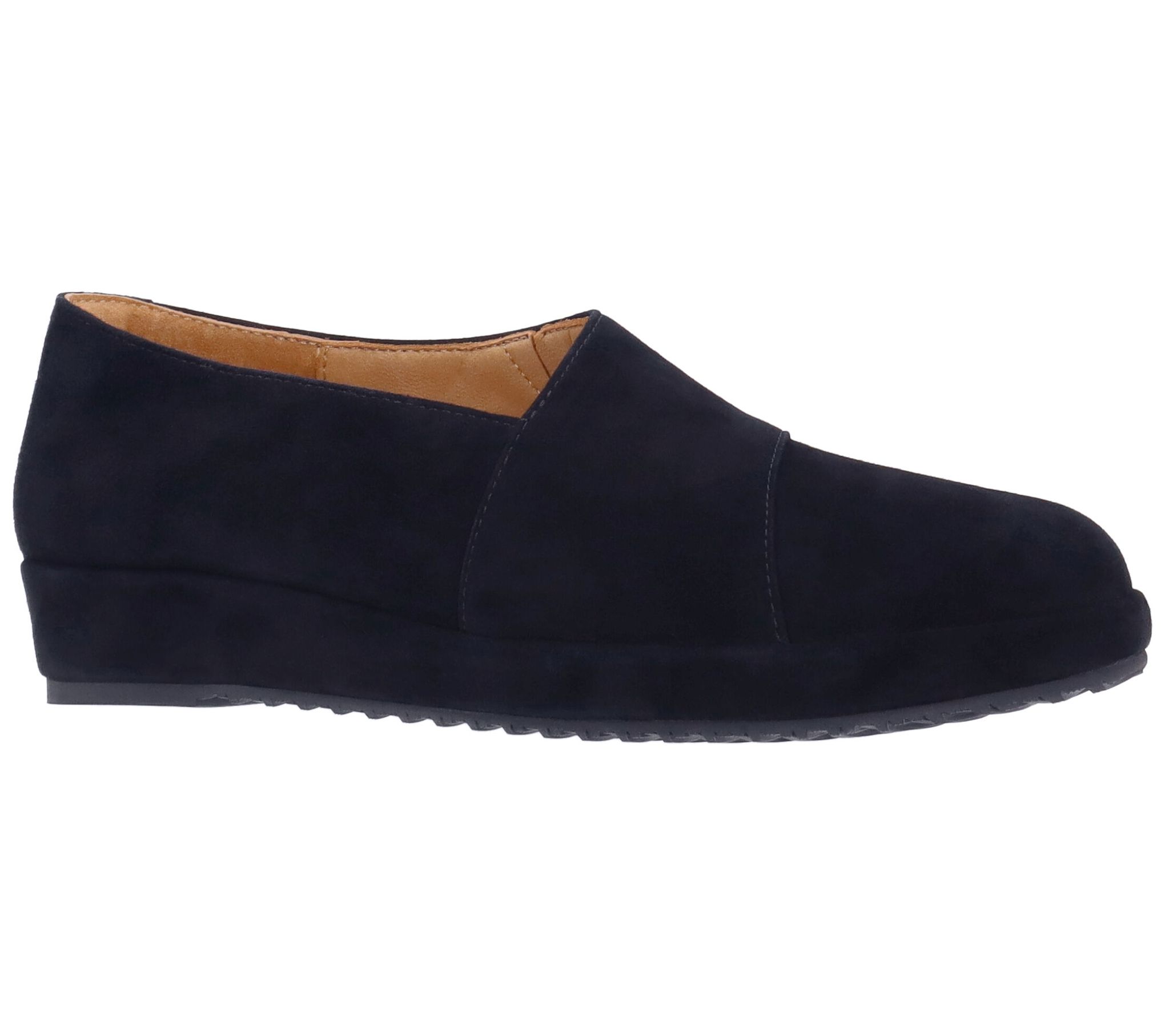 L'Amour Des Pieds Slip-On Suede Wedge- Cambrea Suede