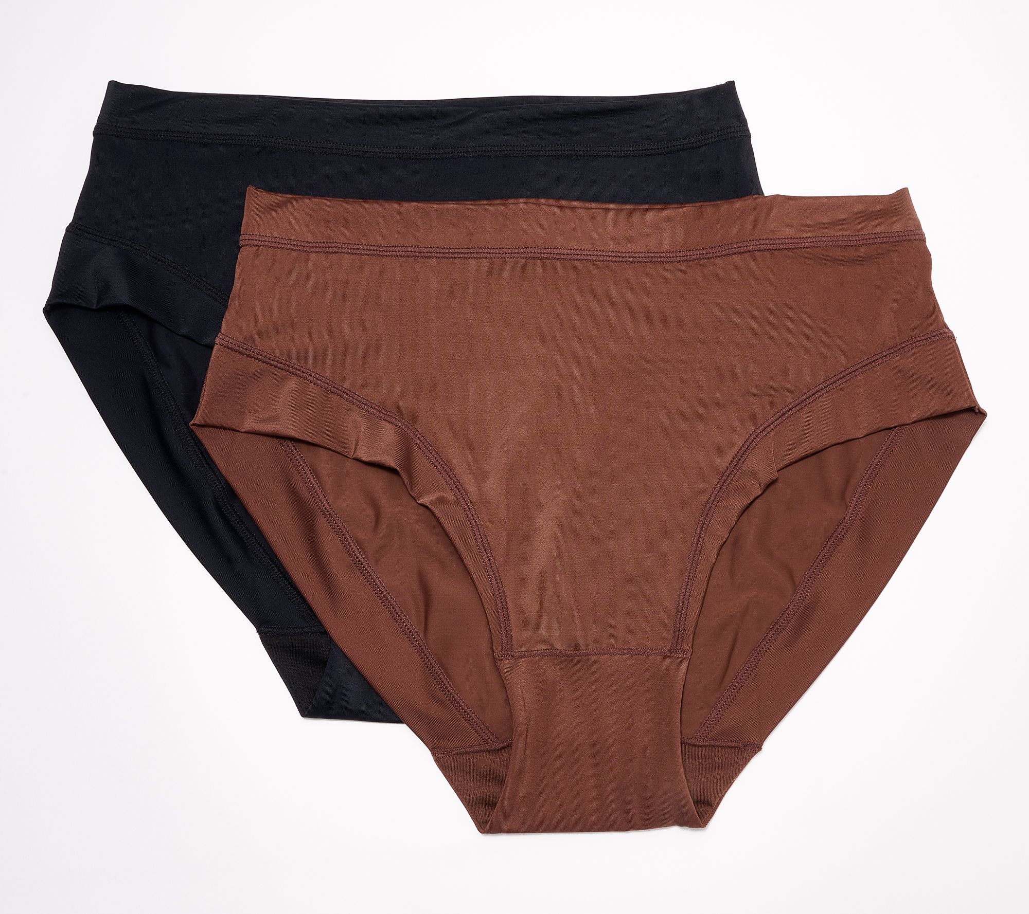 AnyBody Intimates Lycra High Rise Seamless Panty Set of 2