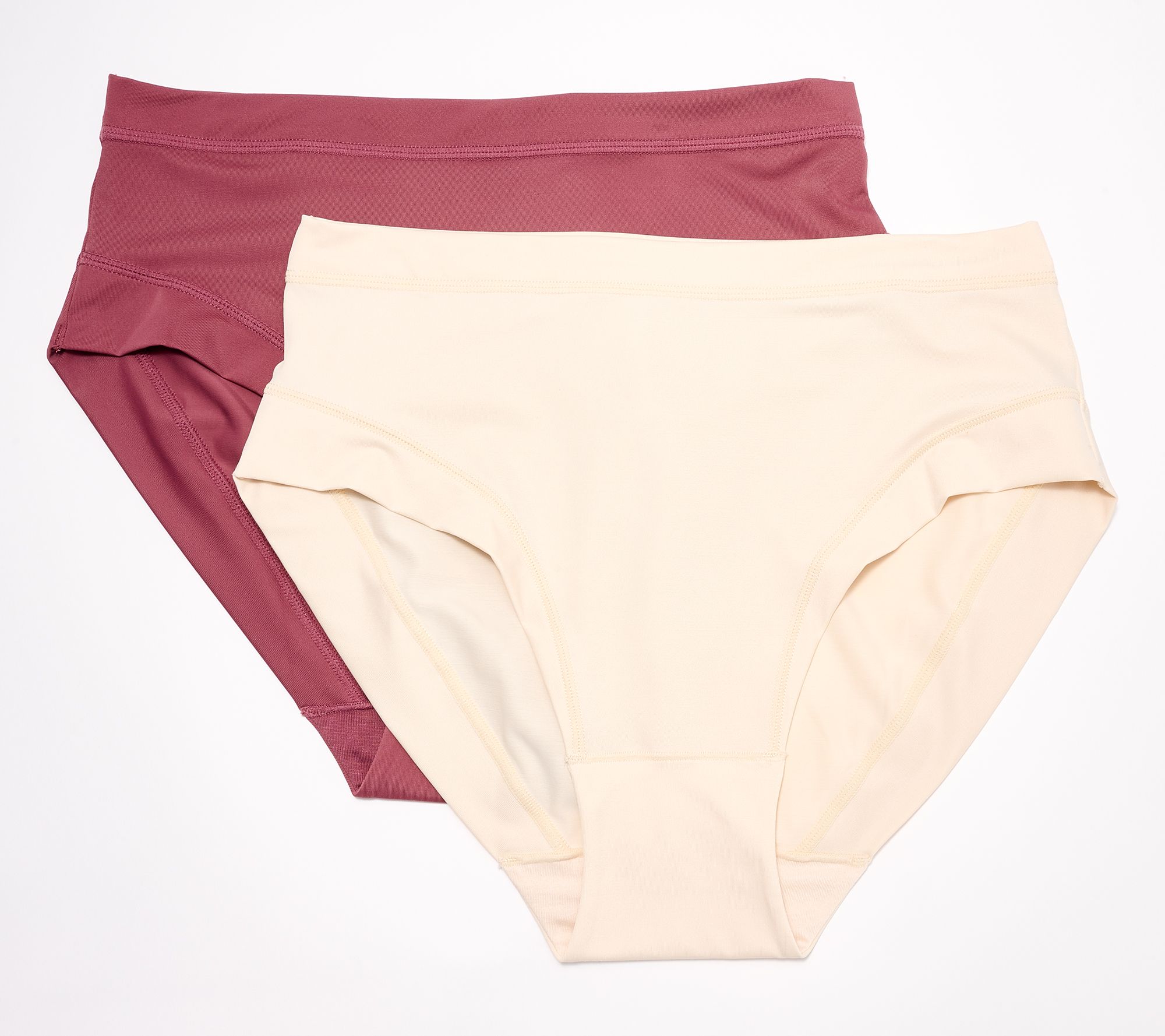 AnyBody Intimates Lycra High Rise Seamless Panty Set of 2