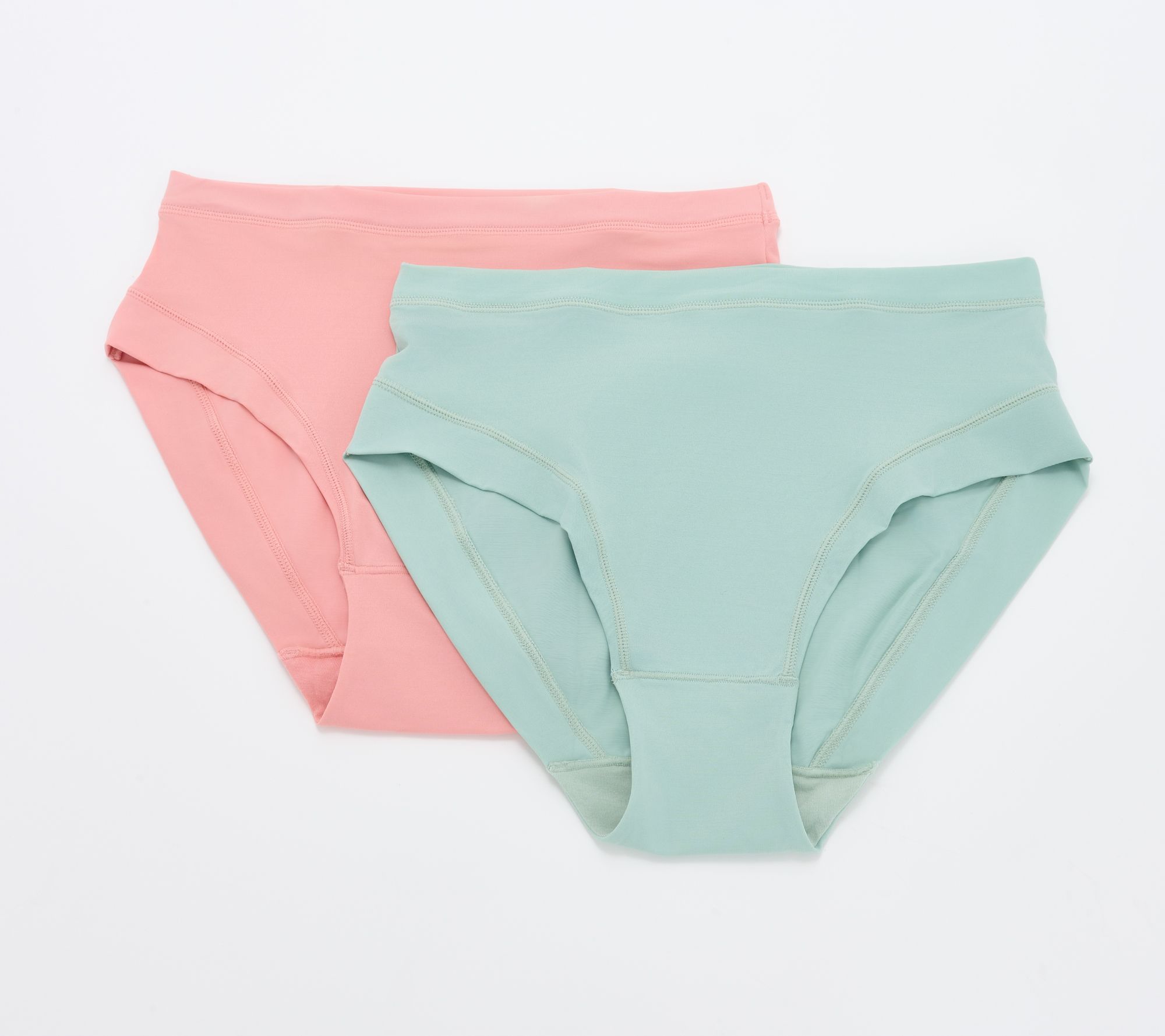 AnyBody Intimates Lycra High Rise Seamless Panty Set of 2