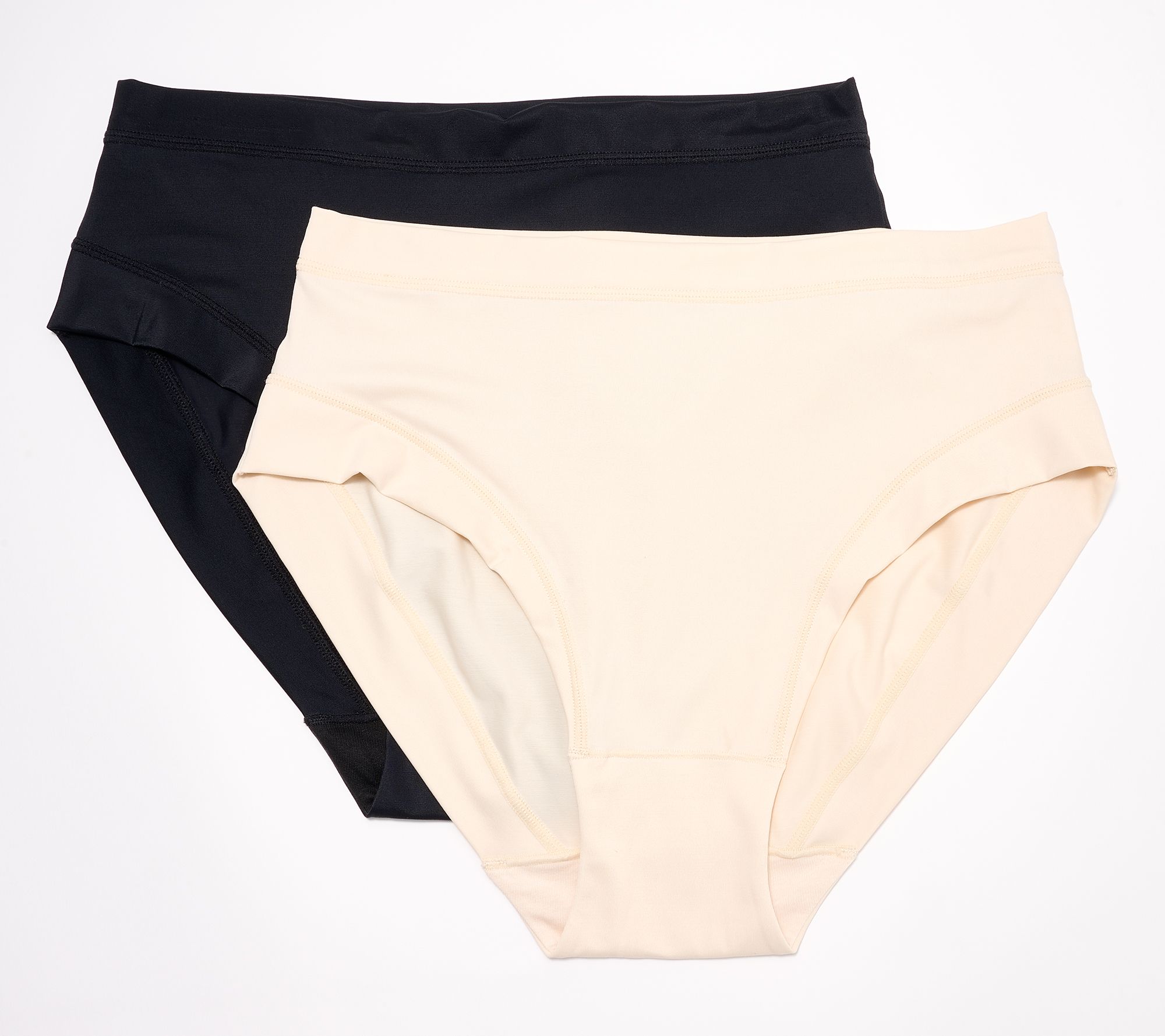 AnyBody Intimates Lycra High Rise Seamless Panty Set of 2