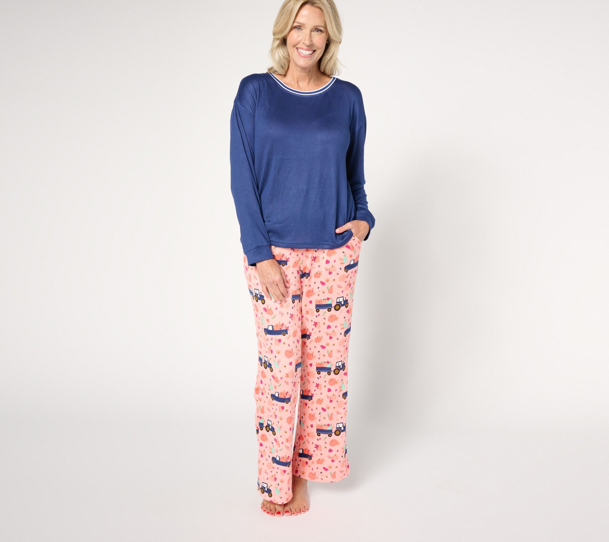 "As Is" MUK LUKS Butterknit Happy Harvest Lounge Set