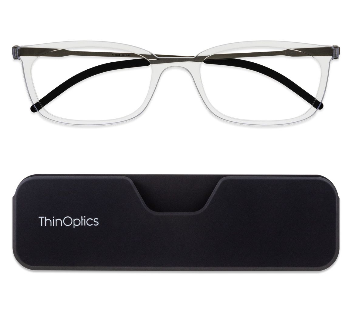 ThinOptics Rectangular Readers with Connect Case