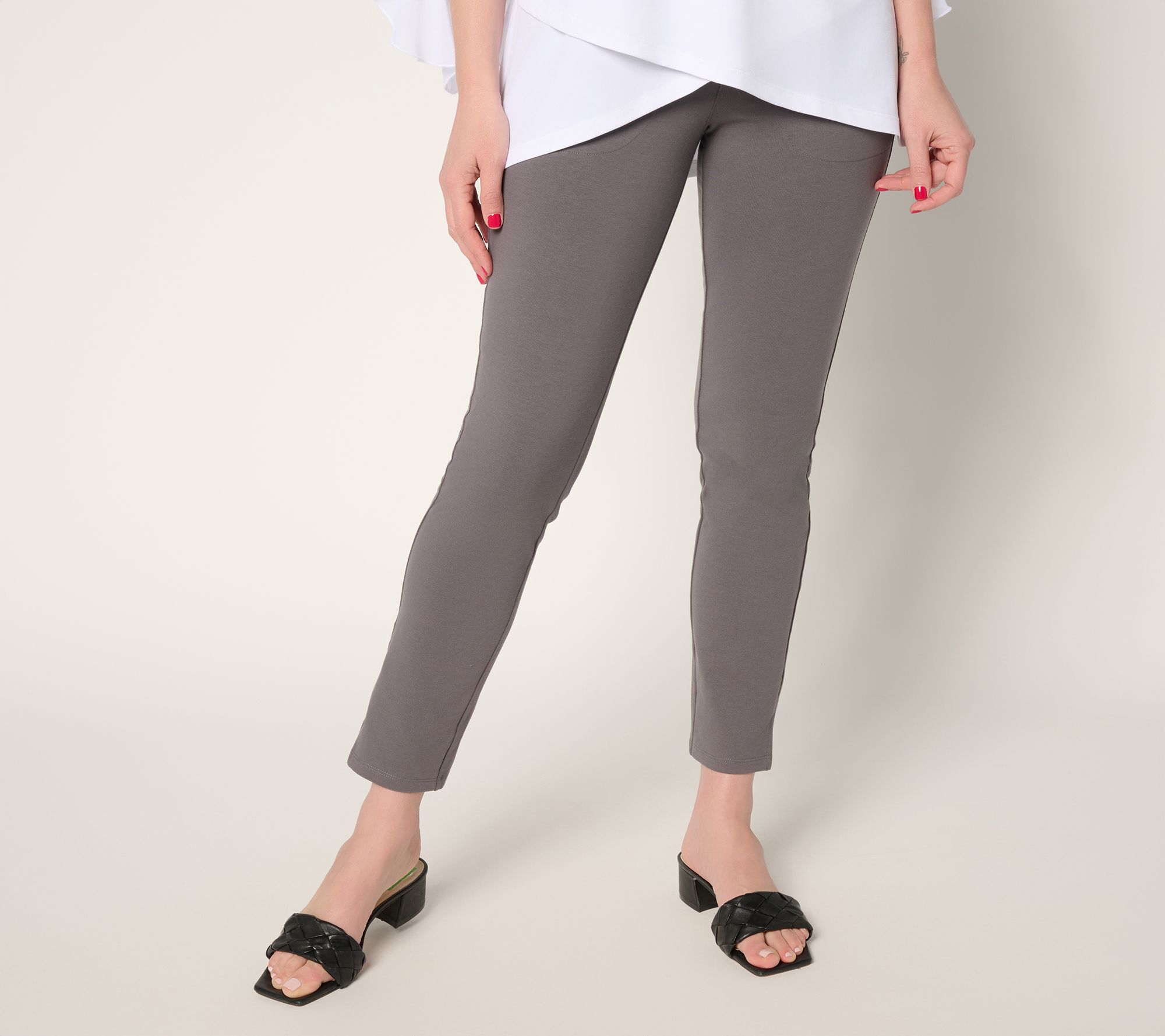 Wicked by Women with Control Knit Regular Slim Leg Pant