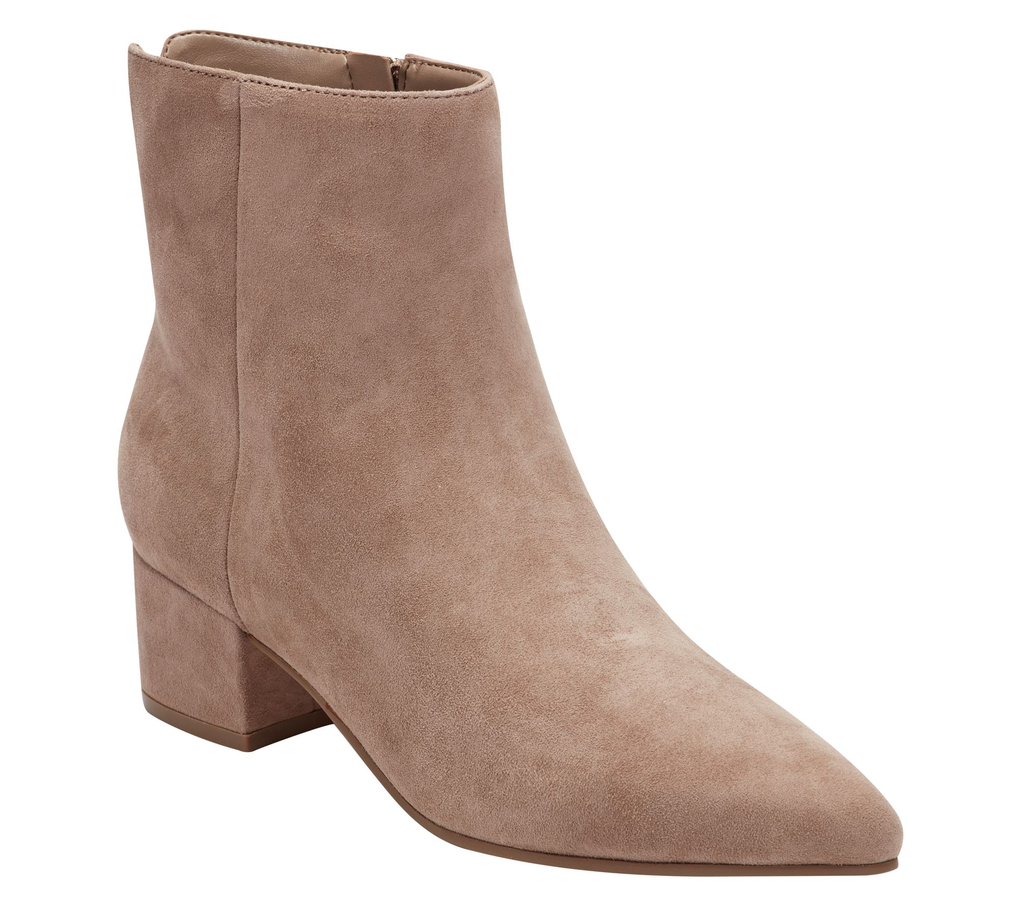 Marc Fisher LTD Leather Ankle Boots - Leonna-QV