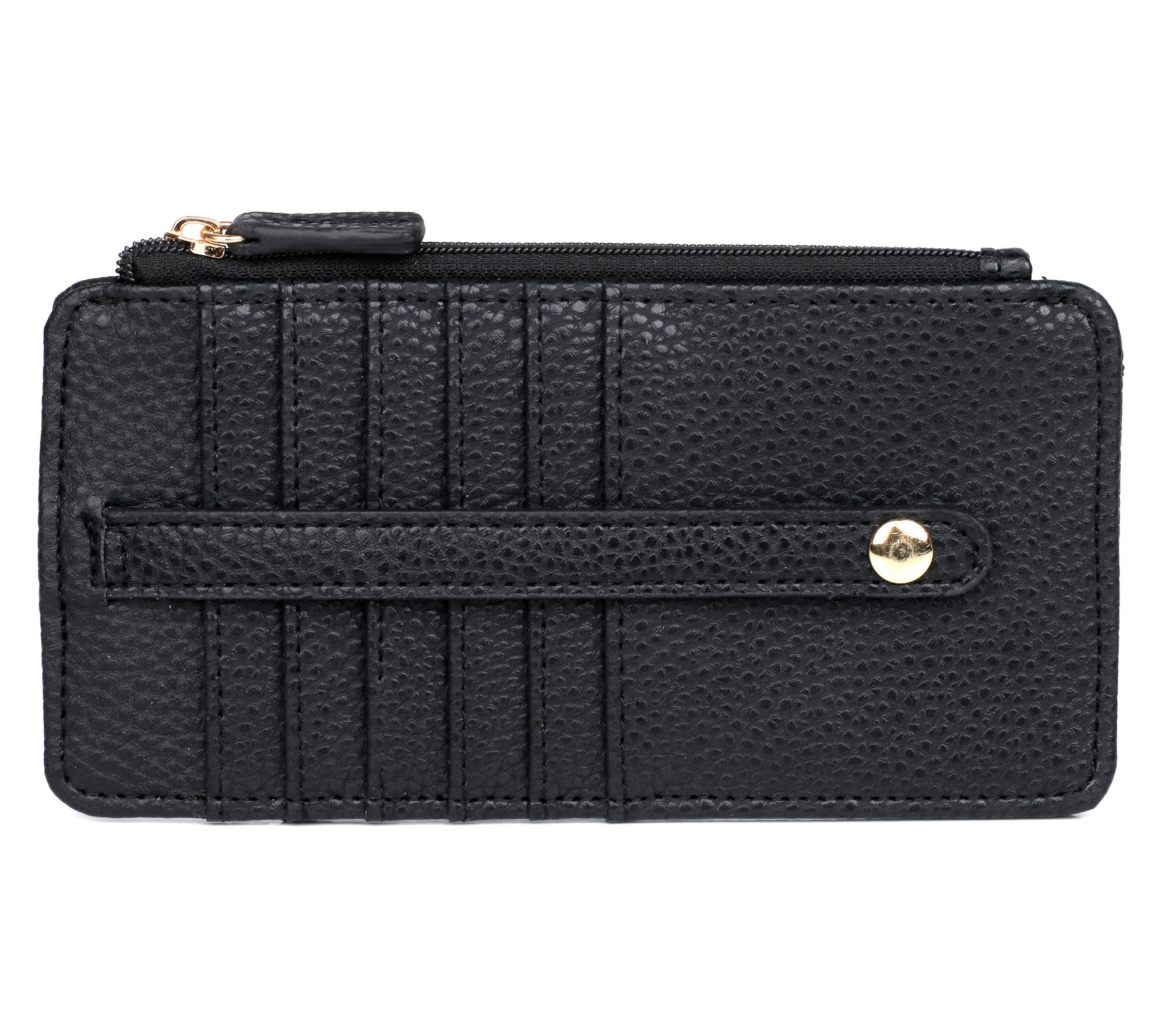 Julia Buxton Vegan Leather Pik-Me-Up Thin RFIDCard Holder