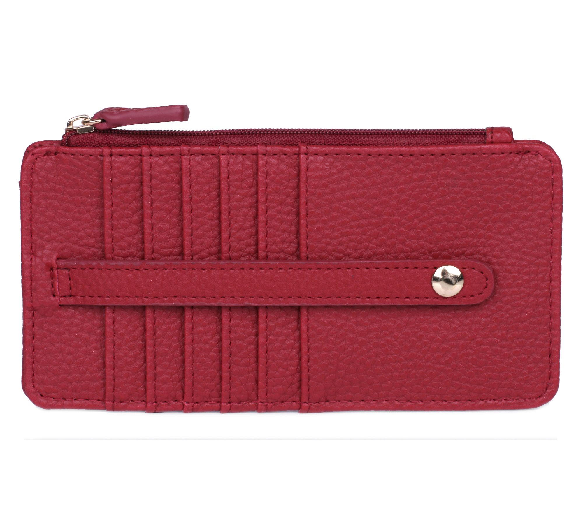 Julia Buxton Vegan Leather Pik-Me-Up Thin RFIDCard Holder