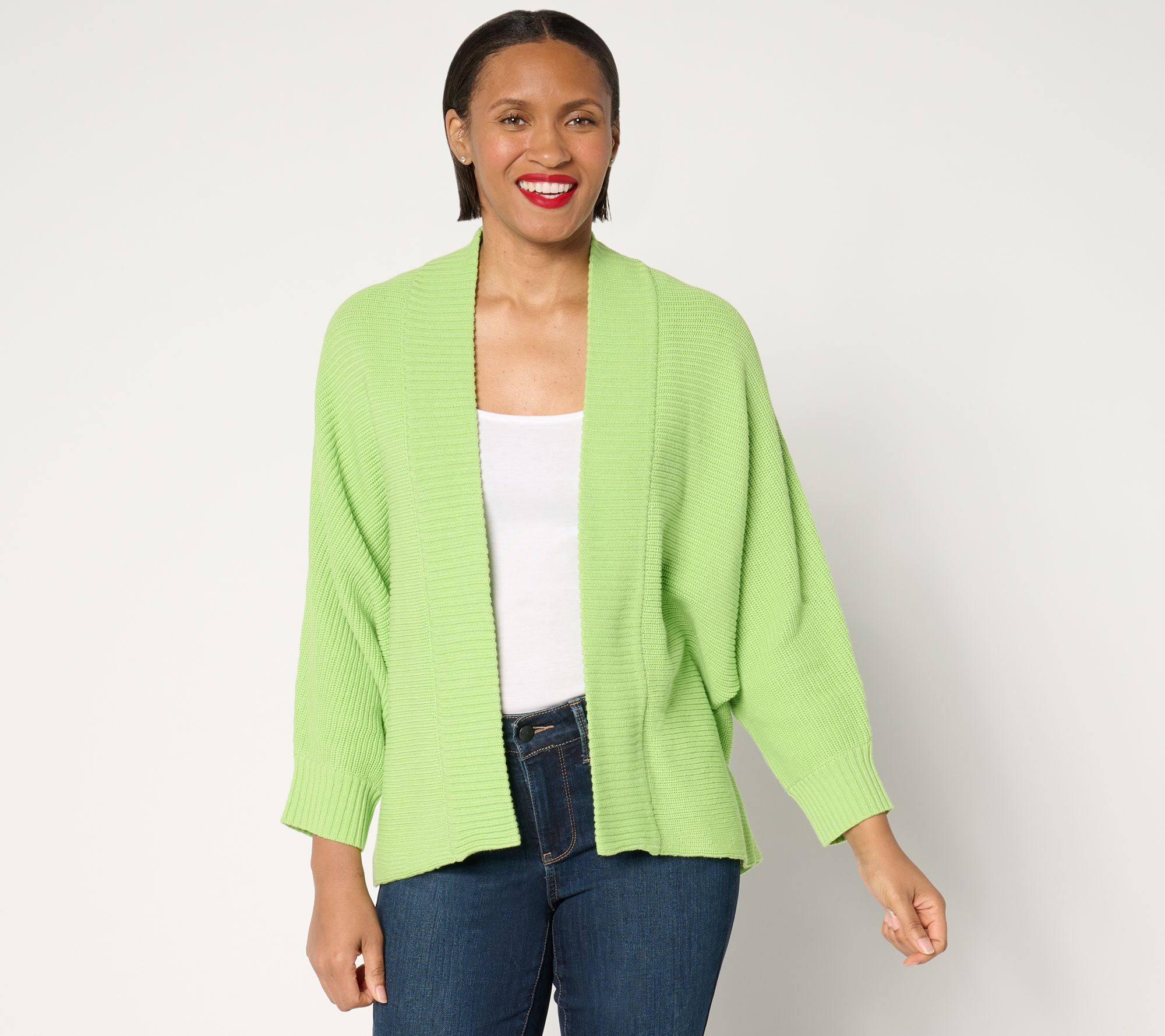 "As Is" Belle by Kim Gravel Dare to be Bright Shaker Knit Cardigan
