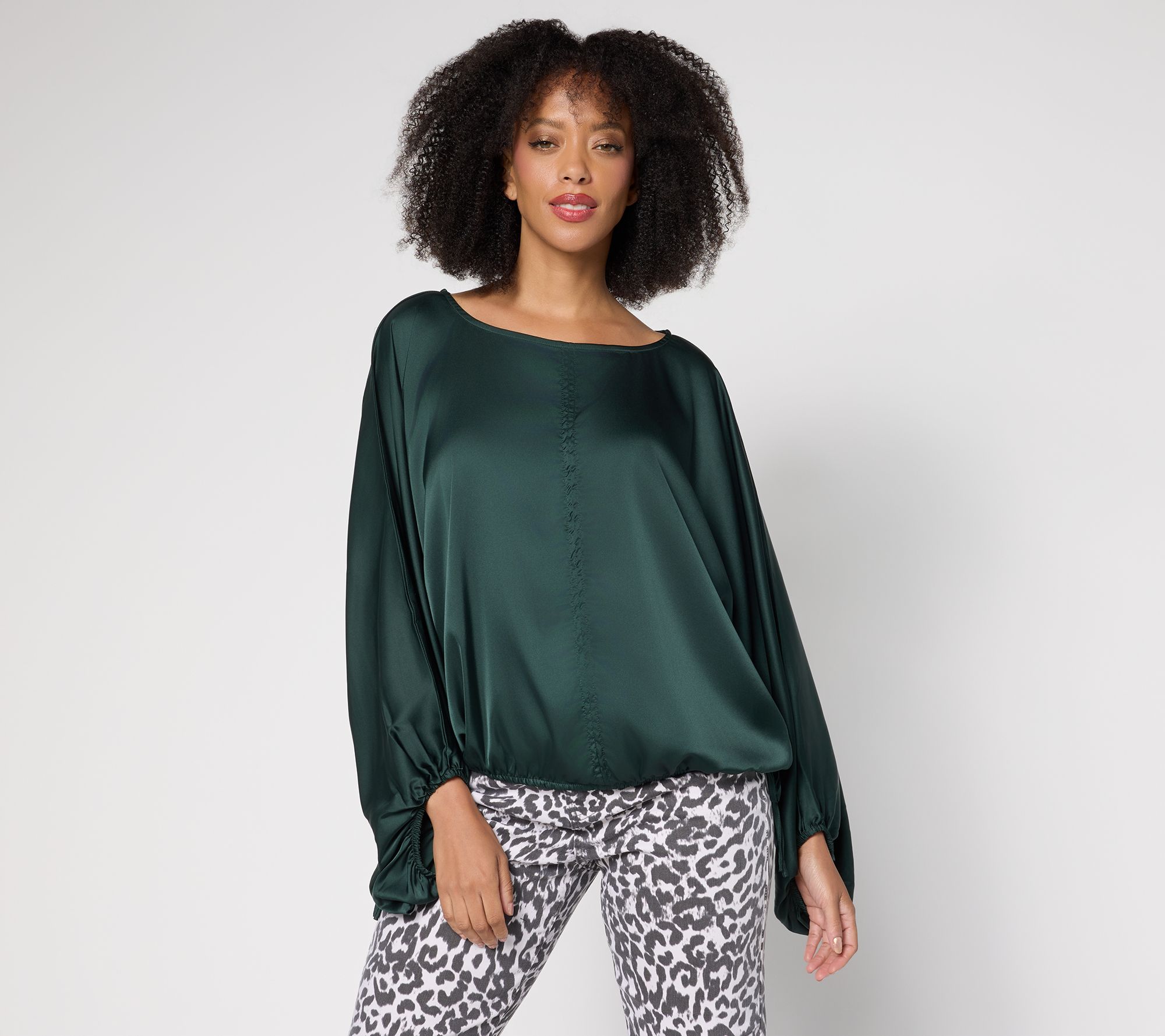 RM Studio x Rebecca Minkoff Lantern Sleeve Blouse