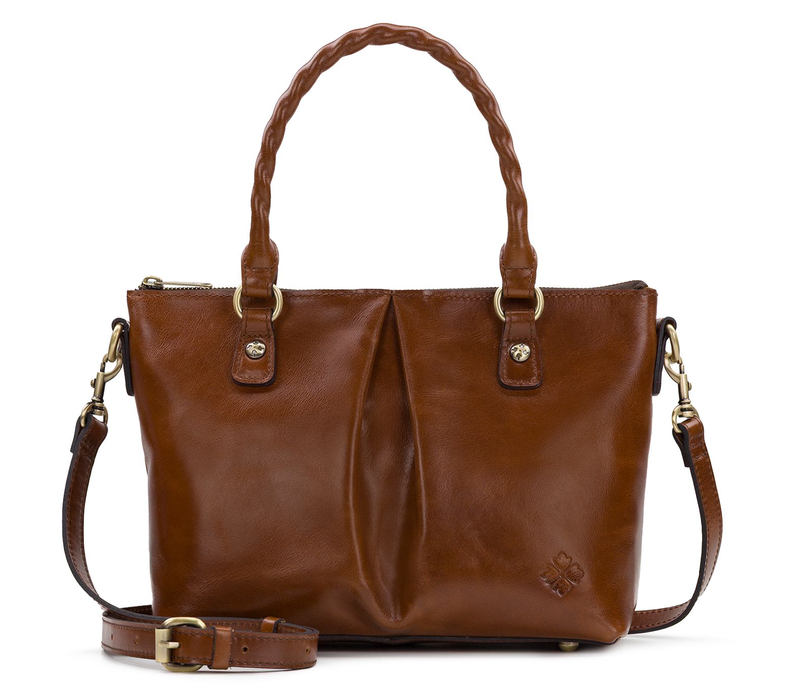  Patricia Nash Zora Distressed Leather Top Handle Bag