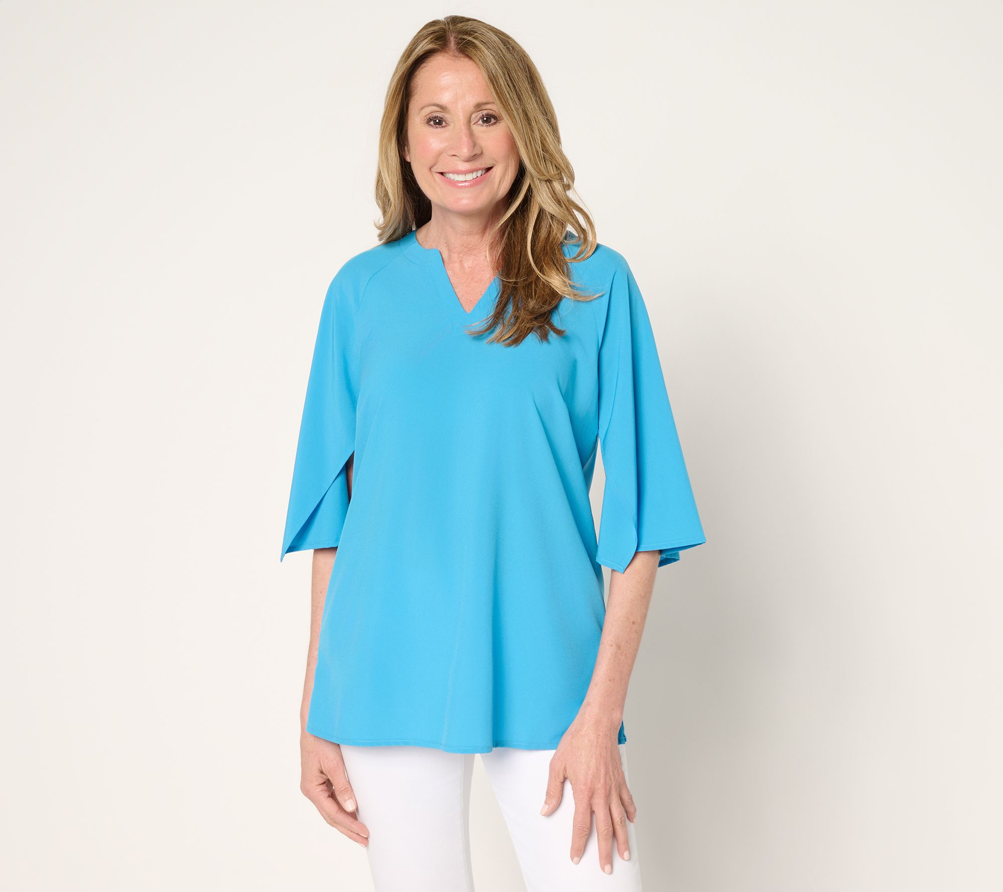 "As Is" Brandis Dress Out Loud Cheat the Heat Breezy Sleeve Blouse