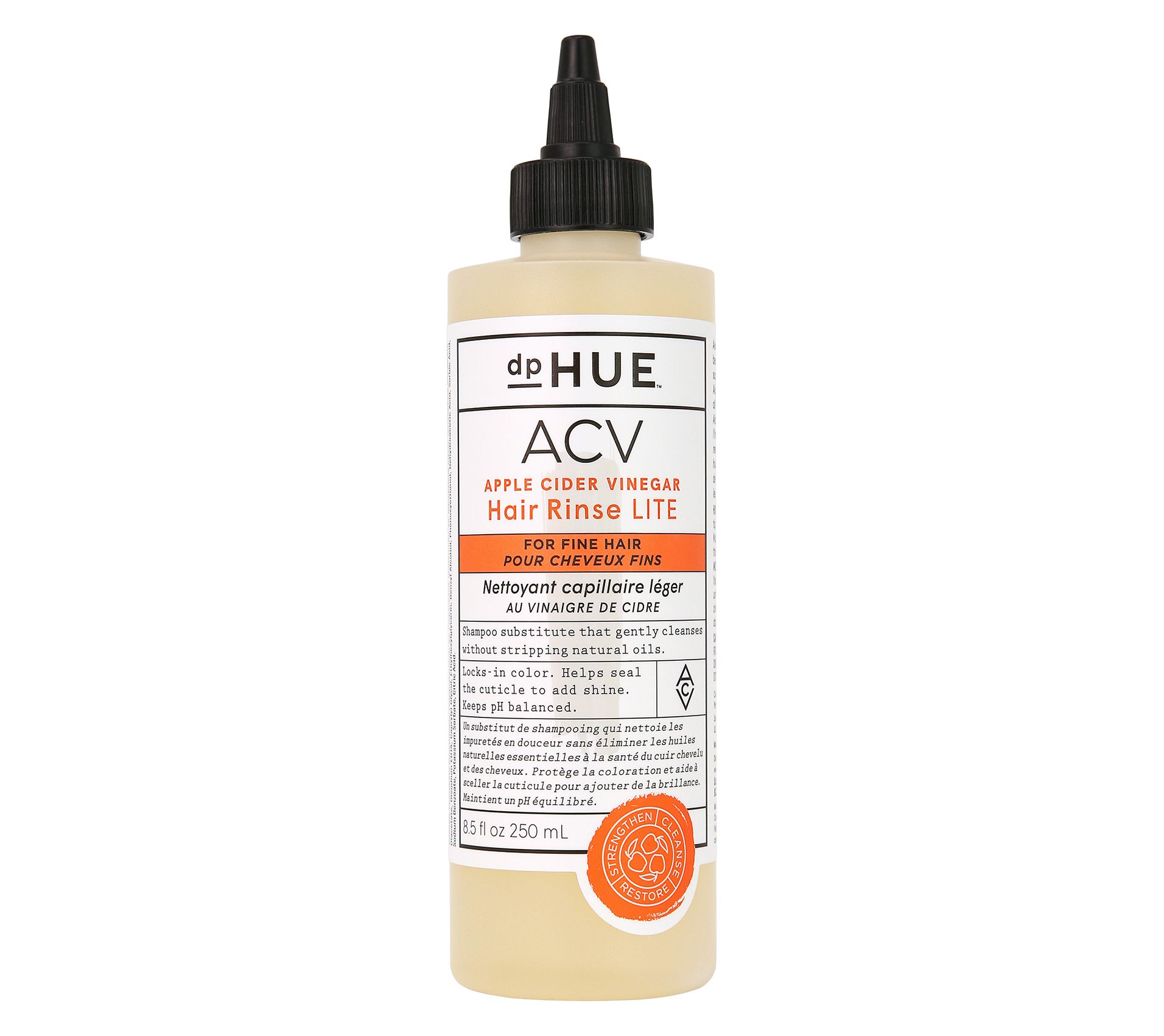 dpHUE ACV Hair Rinse Lite Shampoo Alternative 8.5 oz