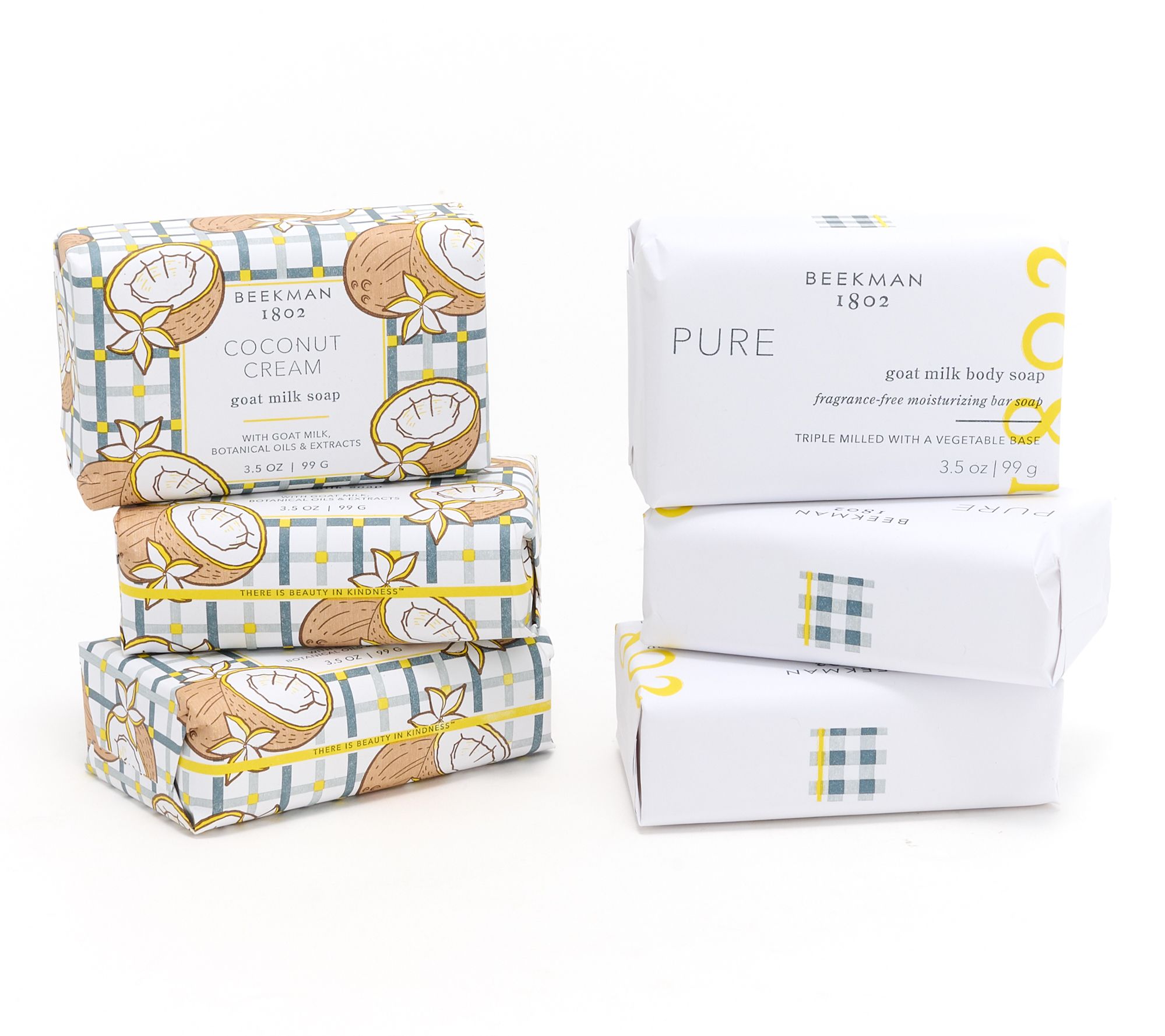  Beekman 1802 6pc Goat Milk Bar Soap Collection