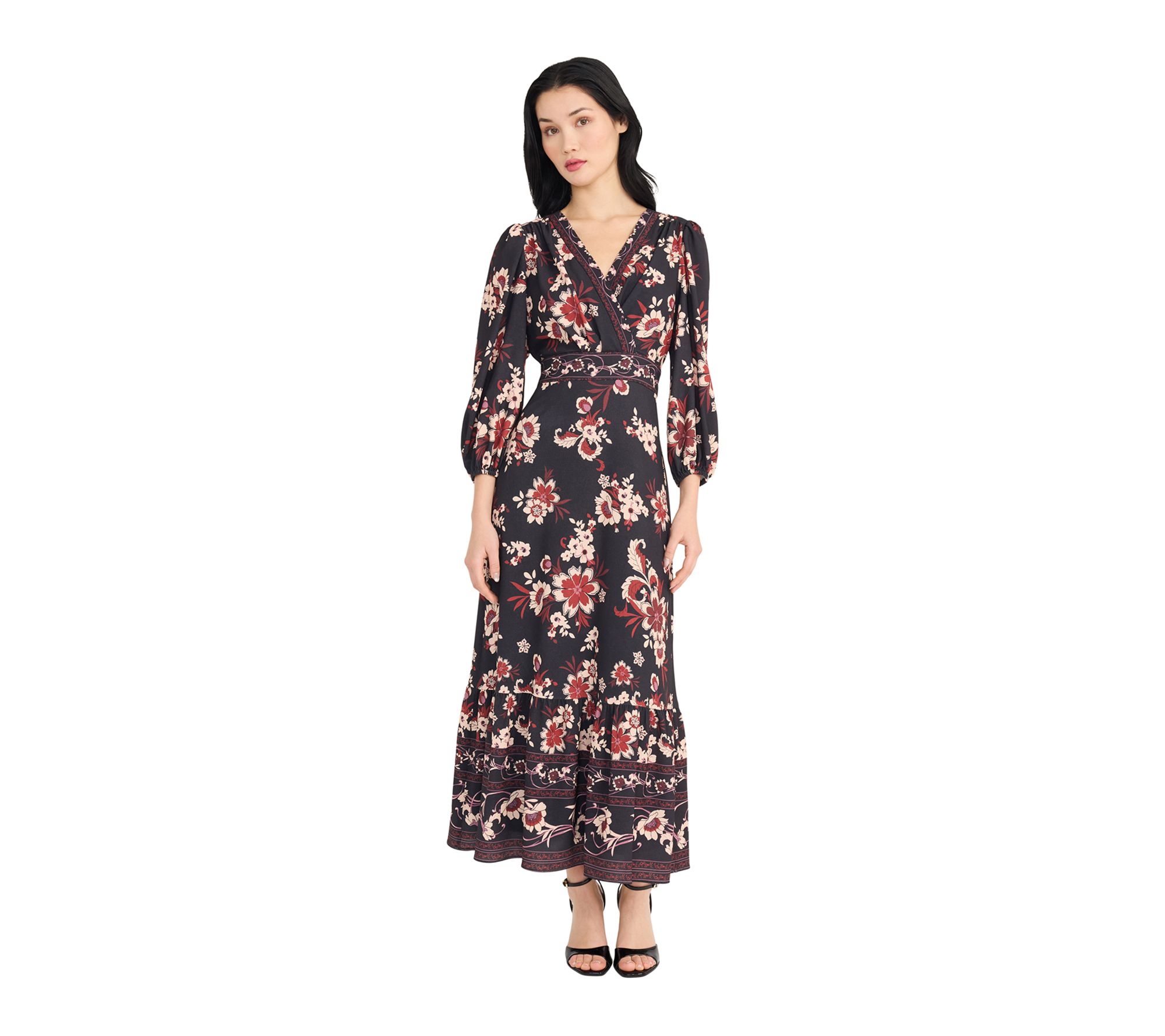 Donna Morgan Paisley Maxi Dress