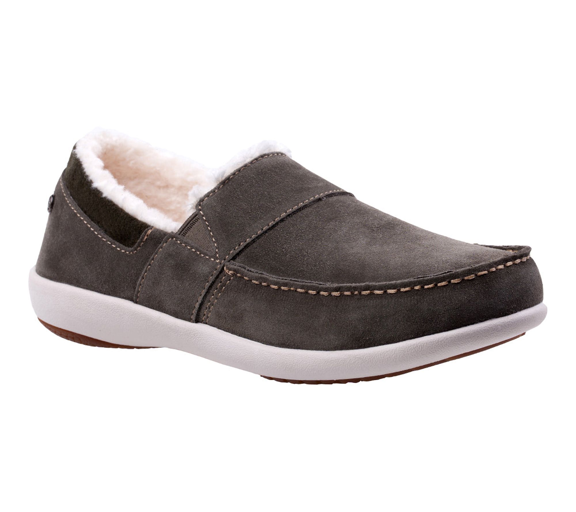 Spenco Orthotic Suede Slip-On - Fiesta Cozy