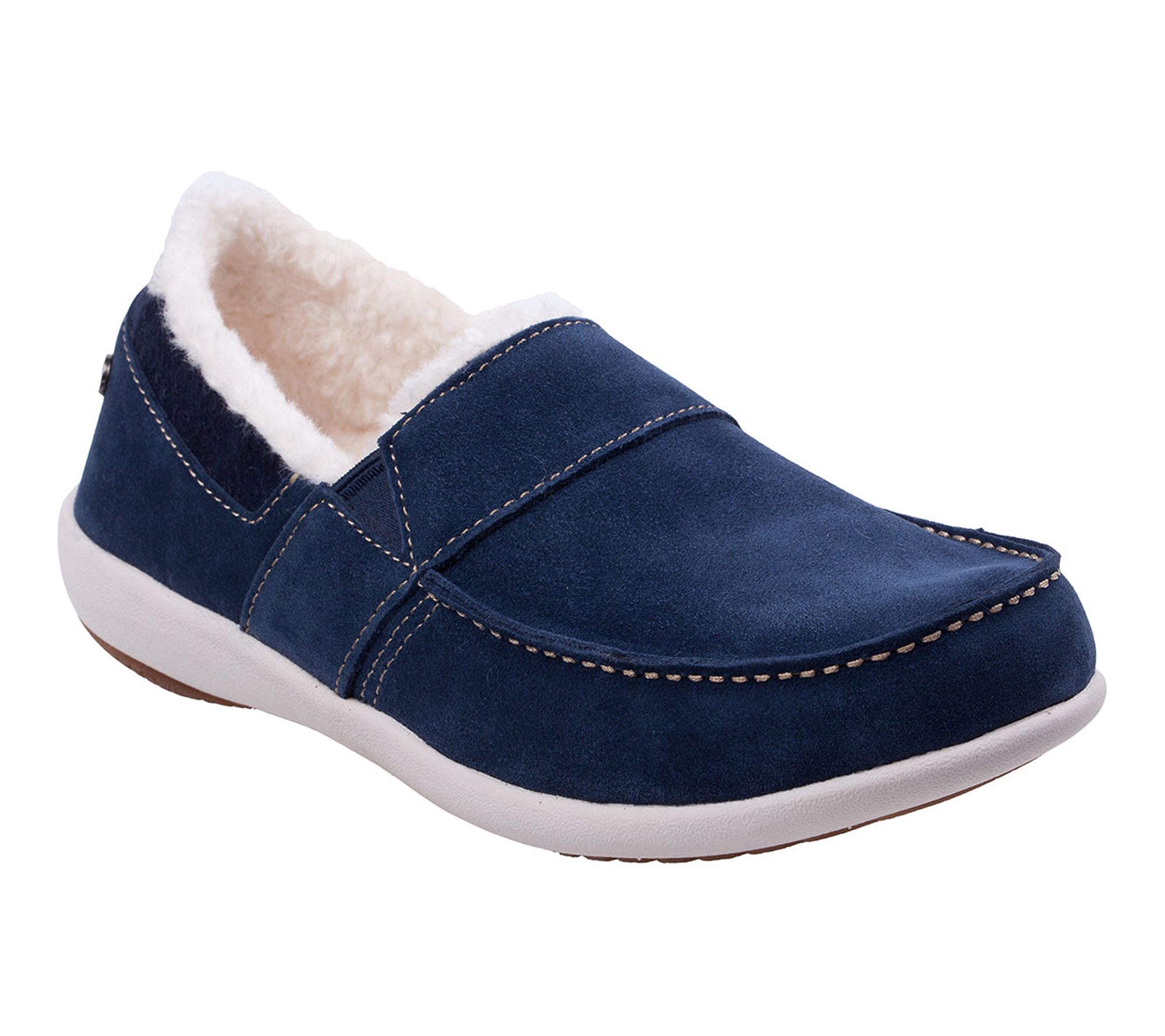Spenco Orthotic Suede Slip-On - Fiesta Cozy