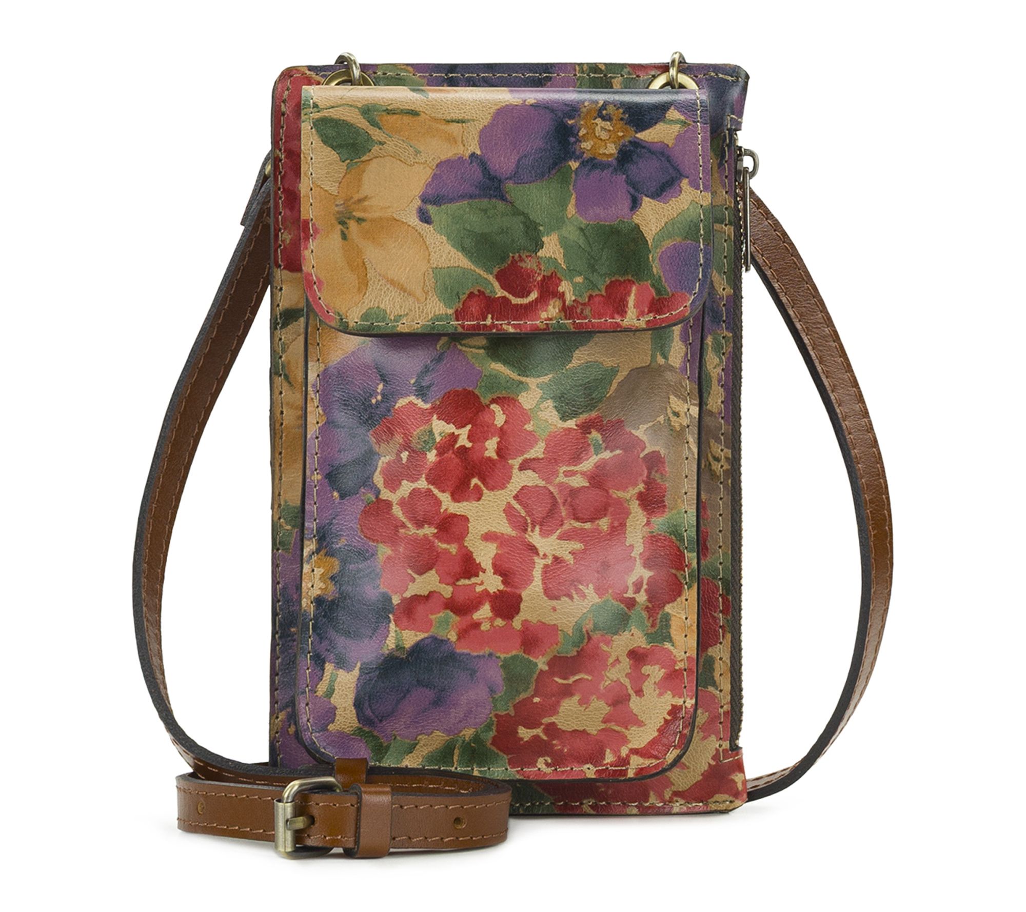 Patricia Nash Chiavella Phone Crossbody - French Hydrangeas