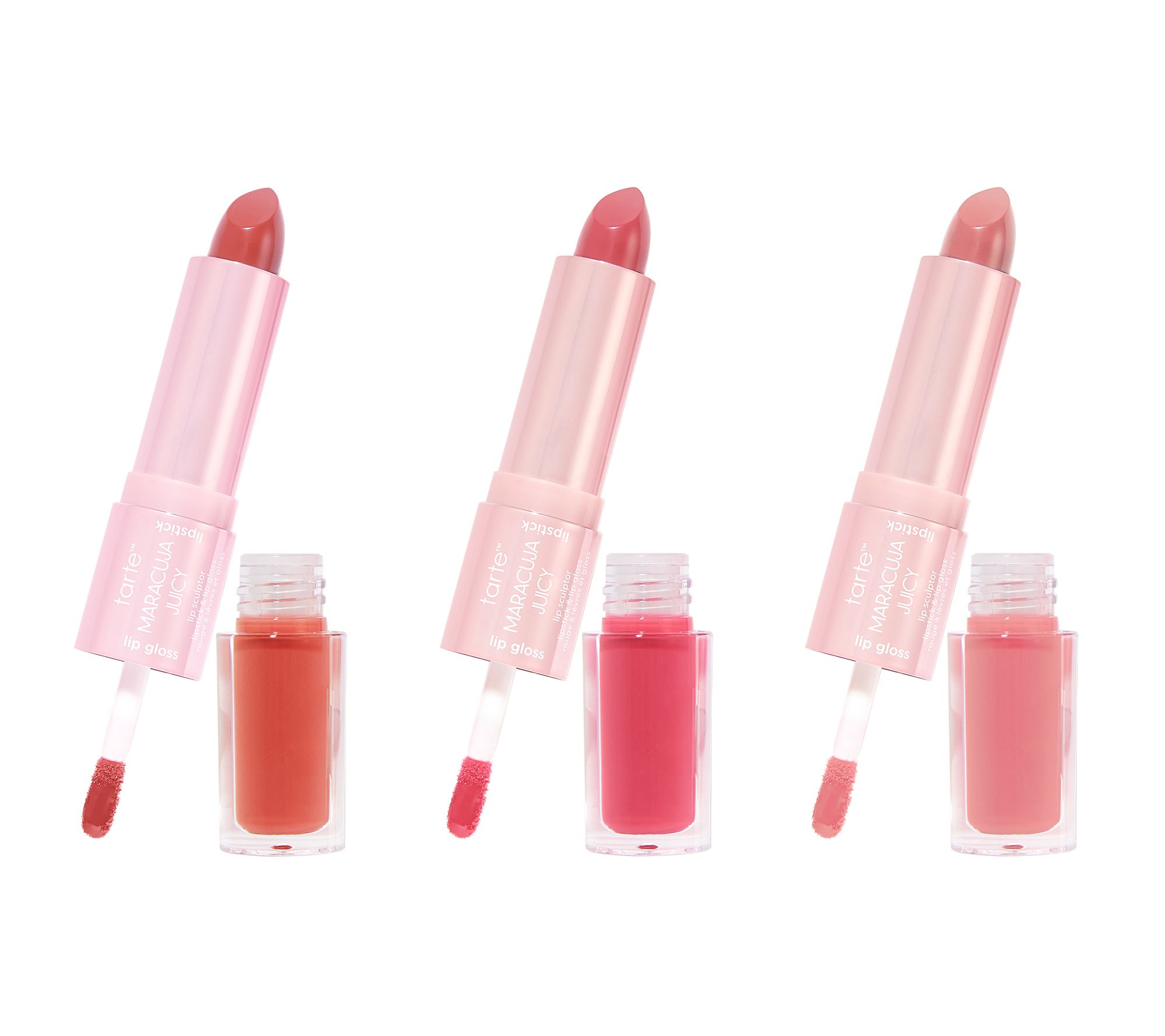  tarte maracuja juicy lip sculptor lipstick & gloss trio
