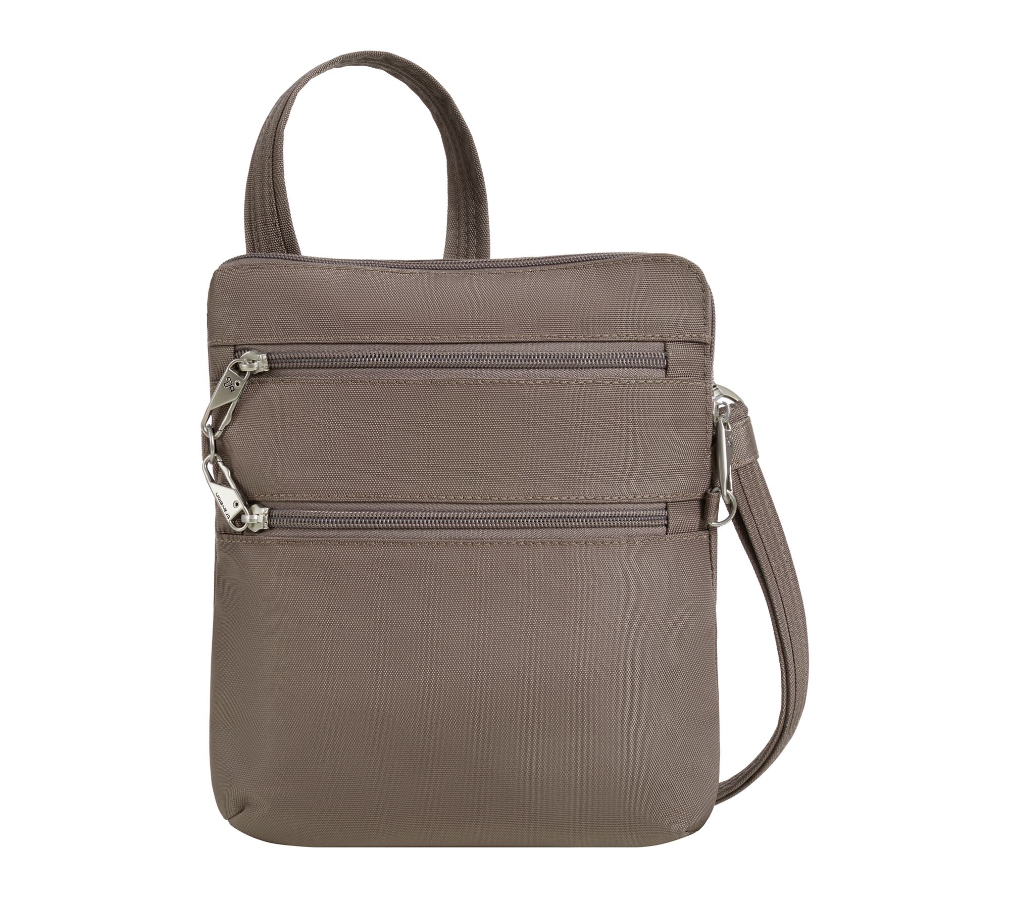 Travelon Anti-Theft Classic Slim Double Zip Crossbody