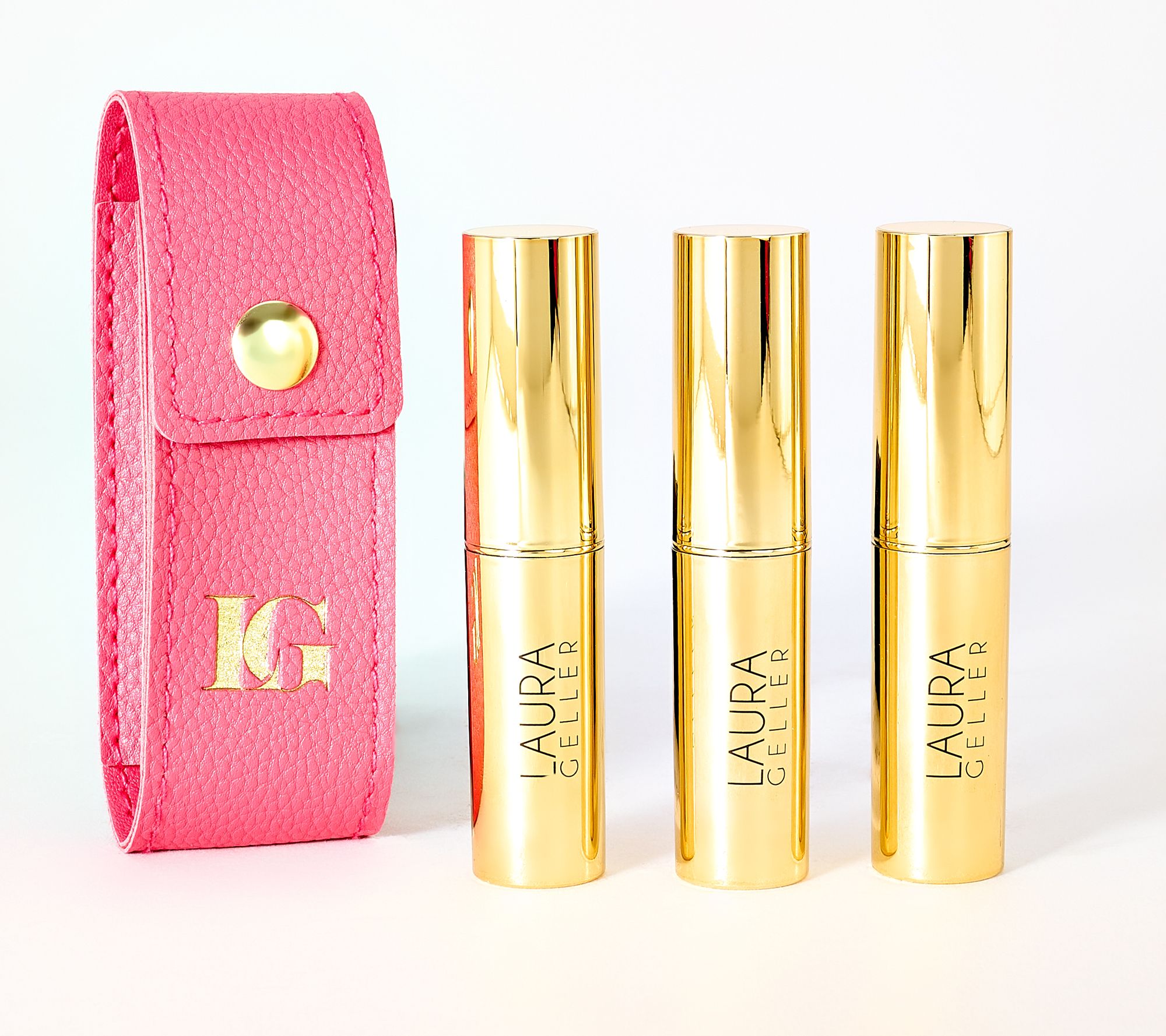  Laura Geller Jelly Balm Trio with Lipstick Case