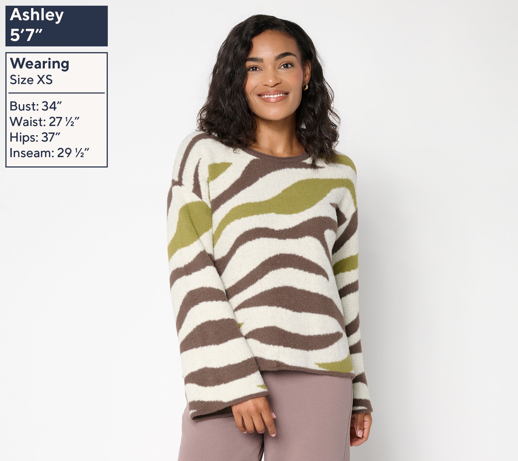 Anybody Intarsia Sweater | QVC