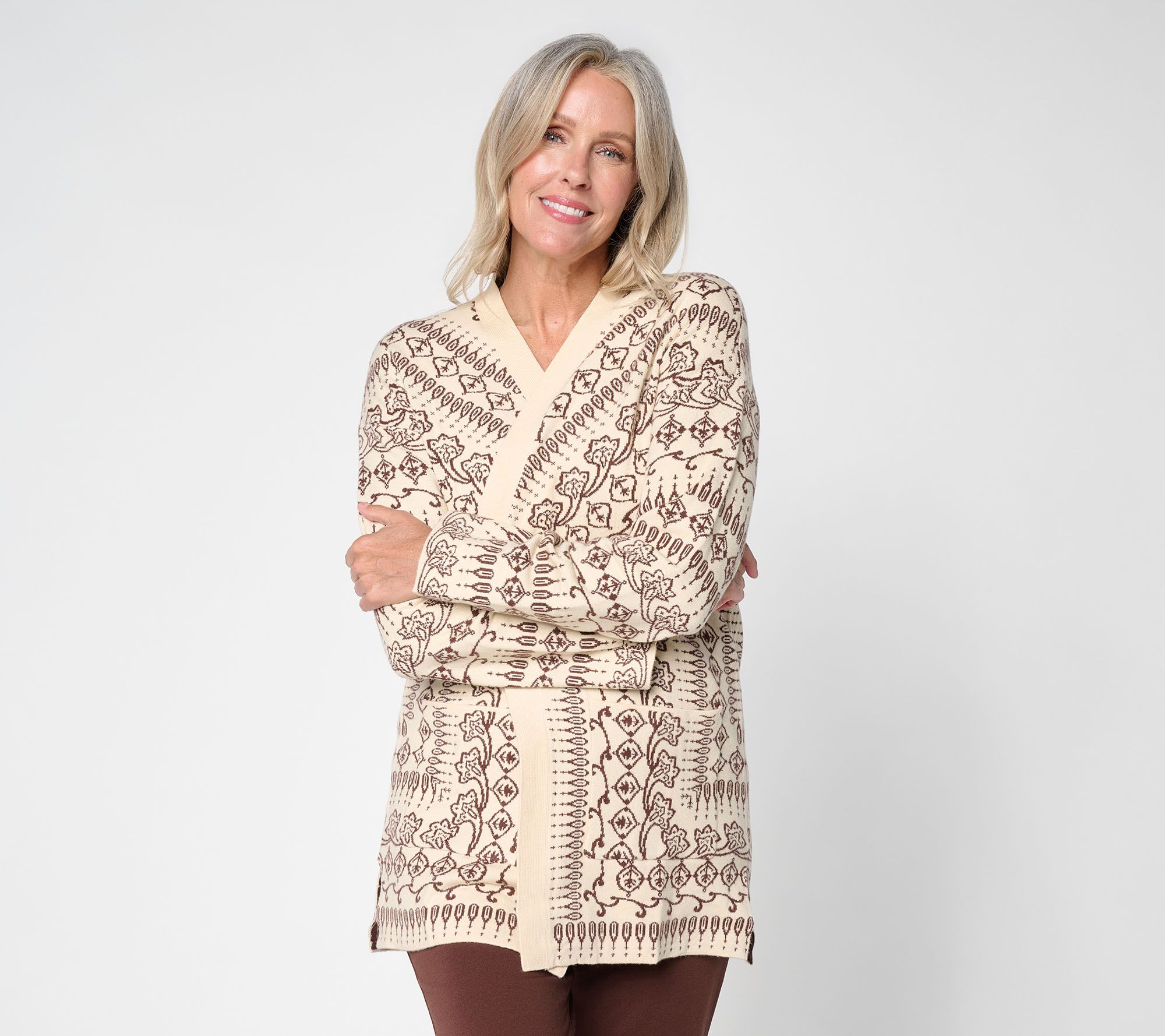 Ree by The Pioneer Woman Regular Jacquard Cardigan