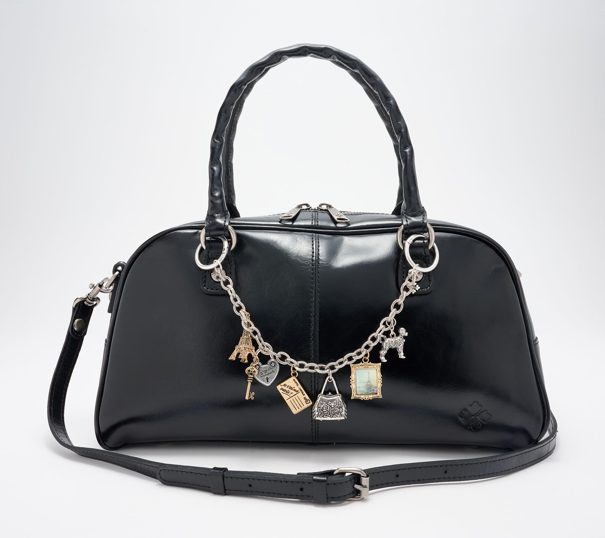 "As Is" Patricia Nash Pomezia Satchel with Charms