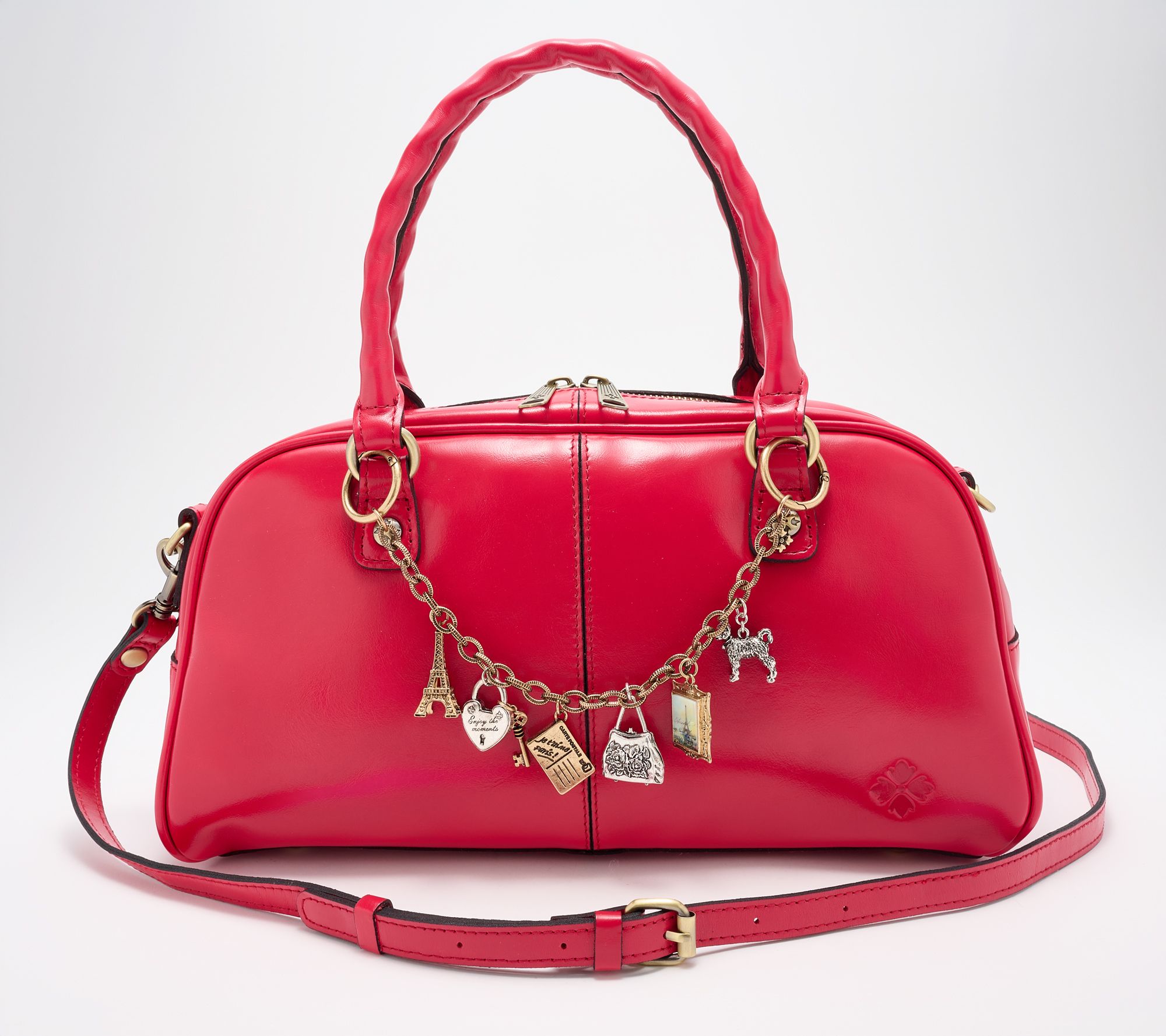 "As Is" Patricia Nash Pomezia Satchel with Charms