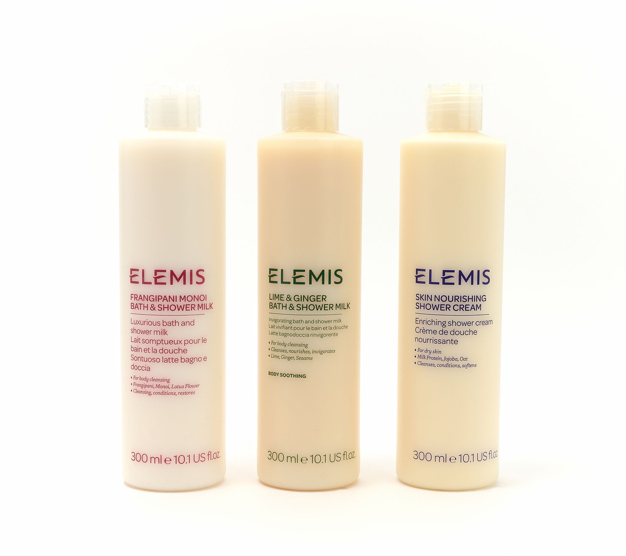 ELEMIS Sensorial Flight: Bath & Shower Milk Trio