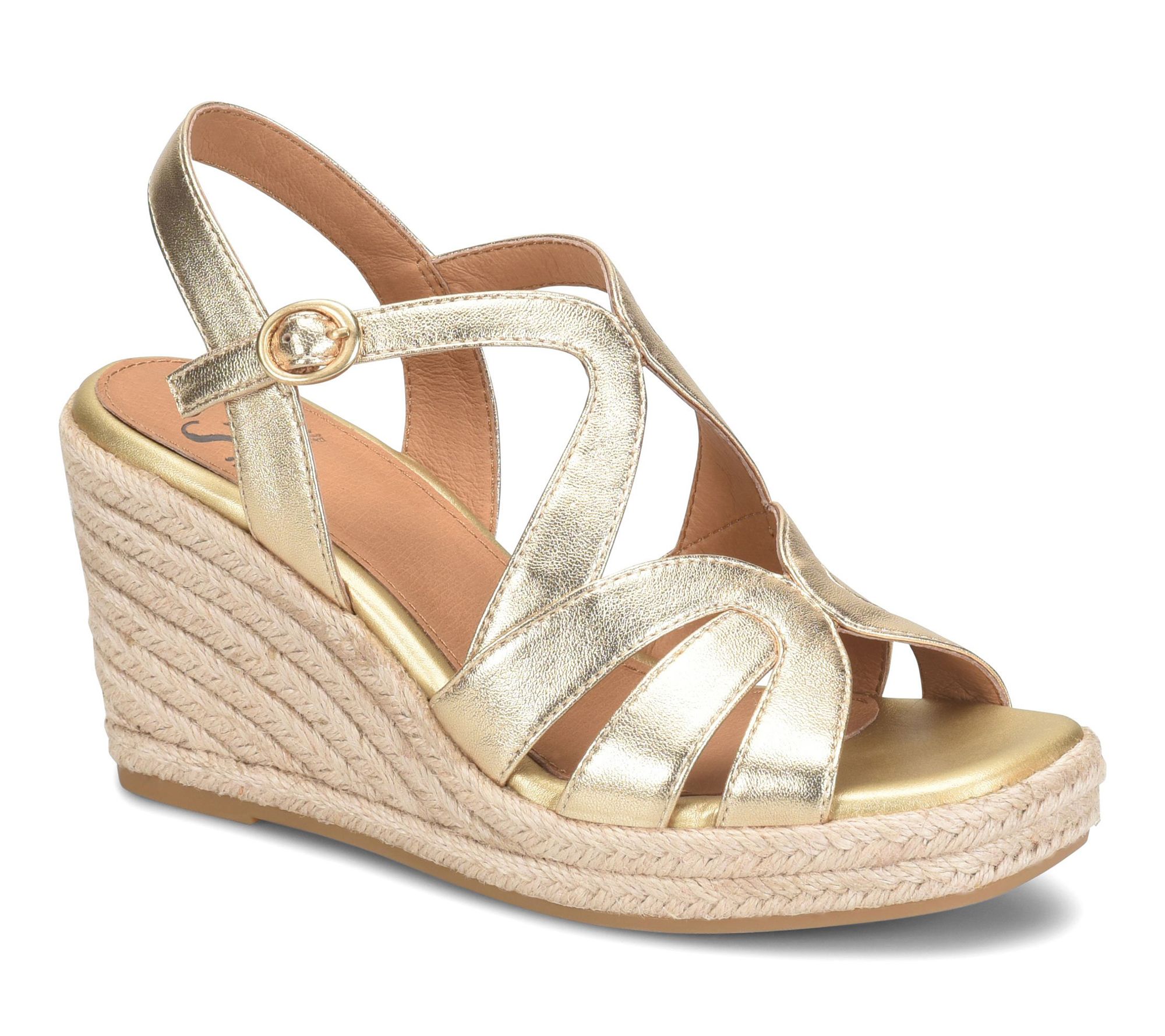 Sofft Strappy Espadrille Wedge Sandal - Norma