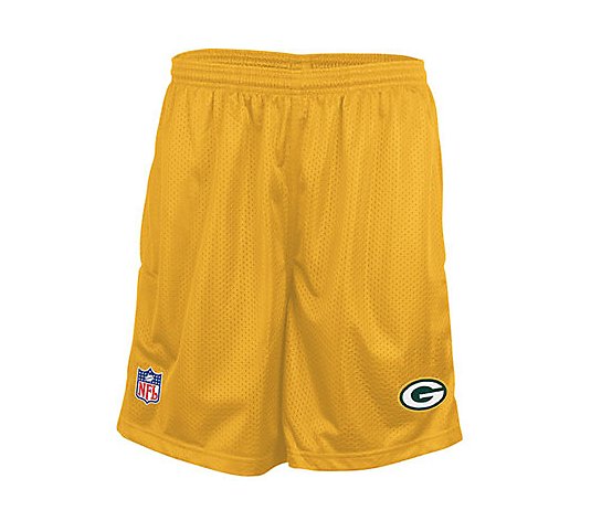 packers yellow shorts