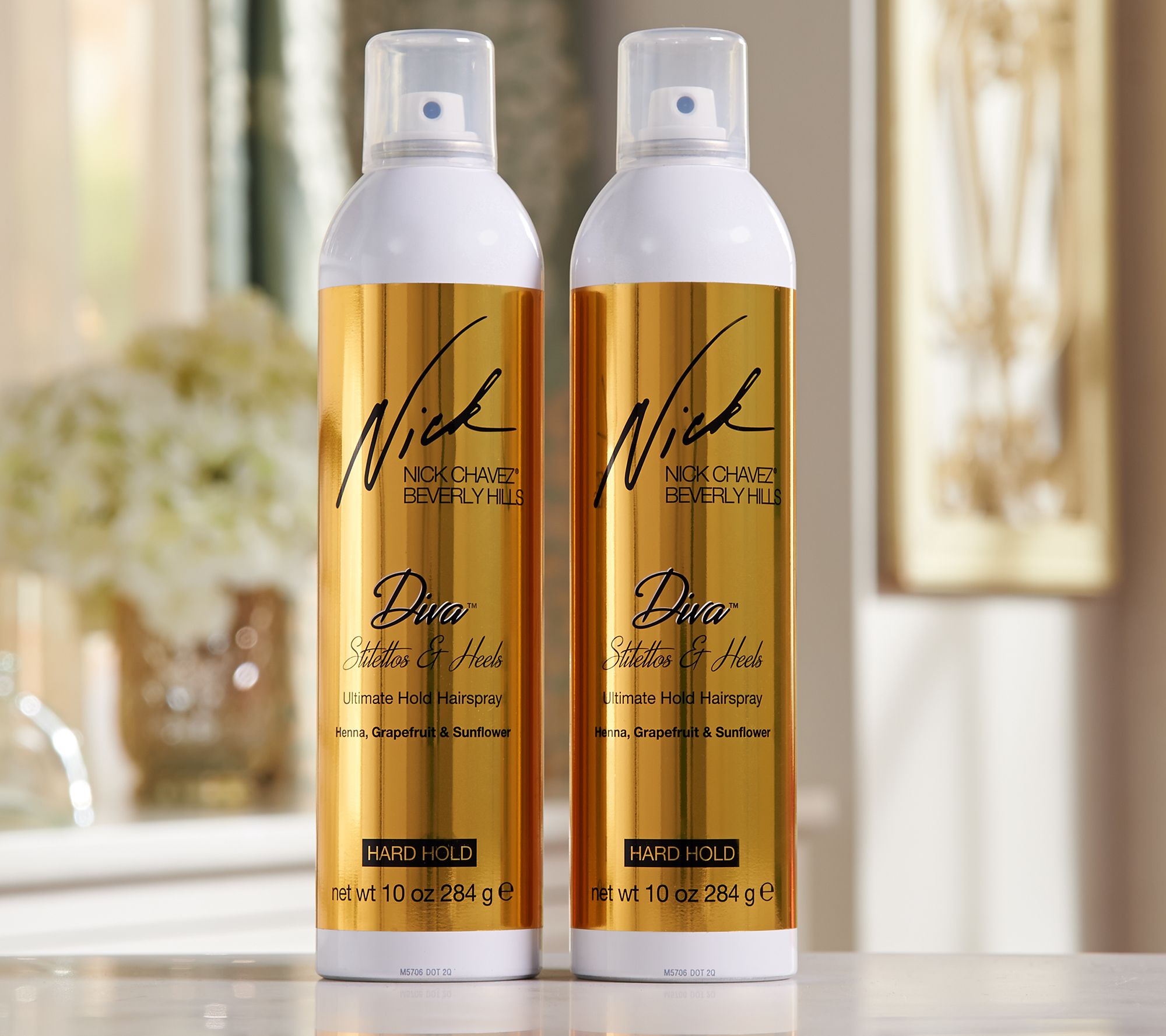 Nick Chavez Diva Stilettos& Heels Ultimate Hold Hairspray 10 oz Duo