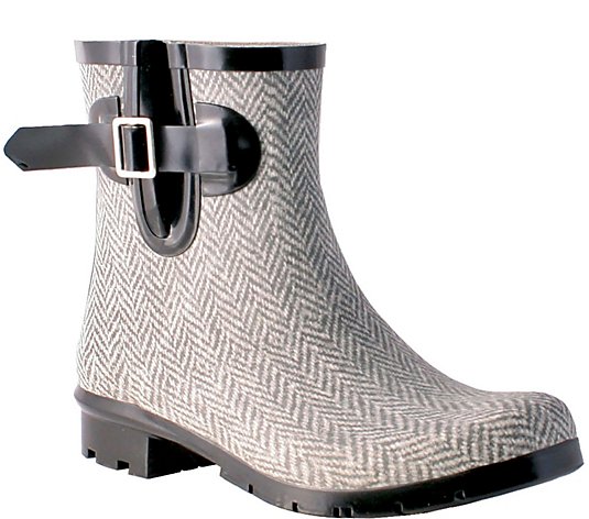 Nomad Rubber Rain Booties - Droplet Textured