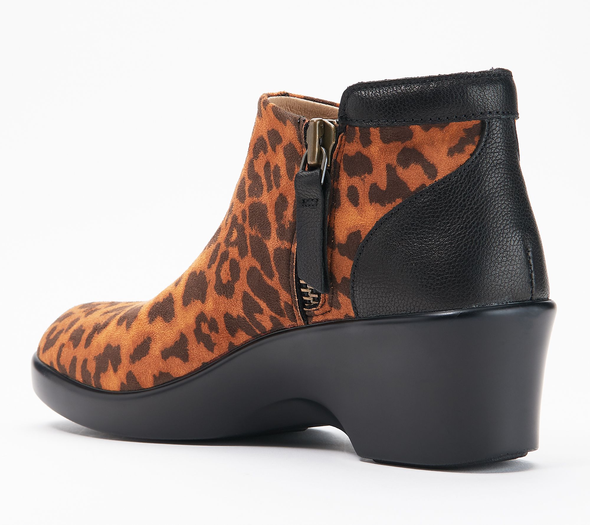 alegria leather ankle boots