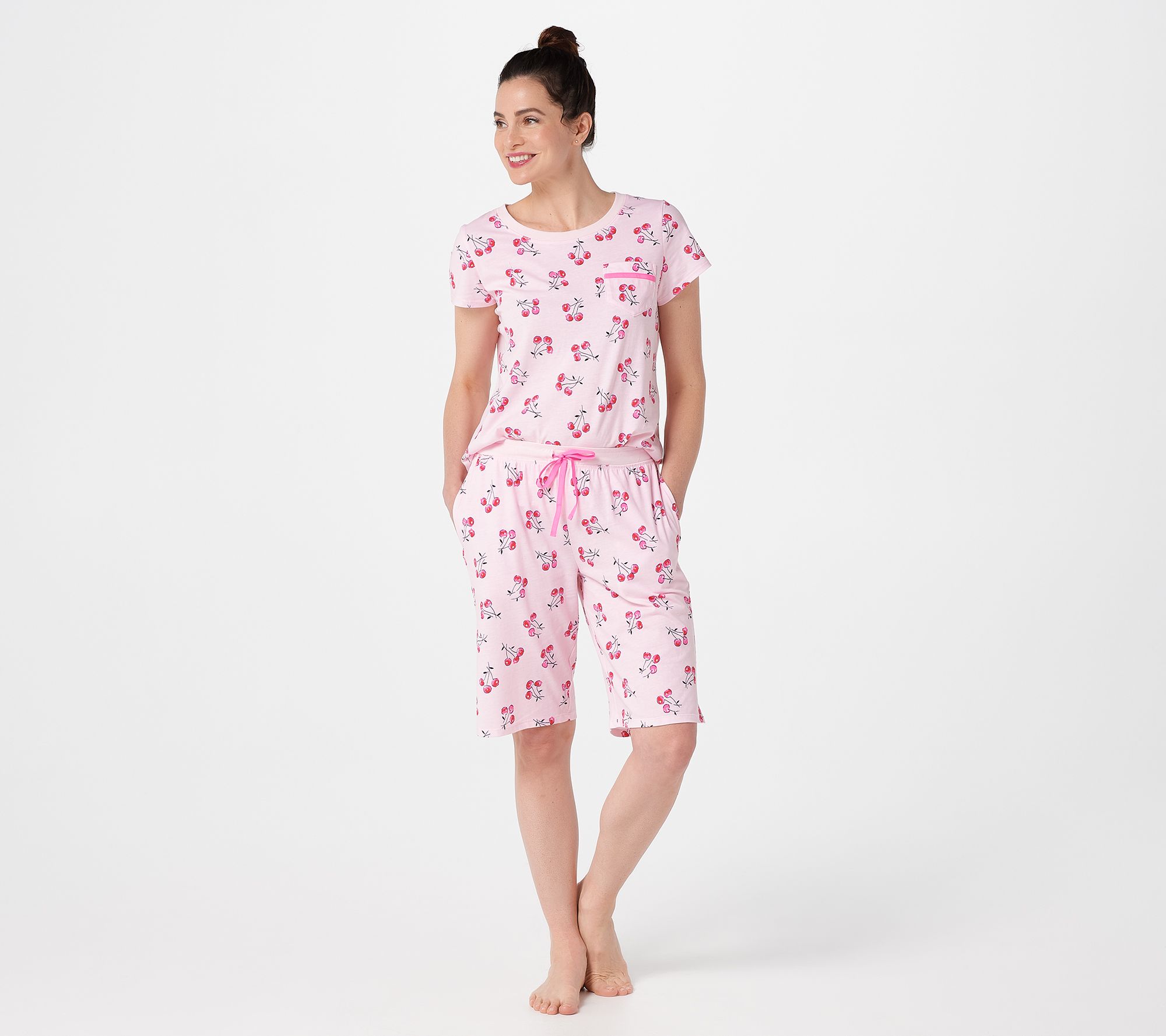Carole Hochman Cotton Summer Bermuda Short Pajama Set | lupon.gov.ph