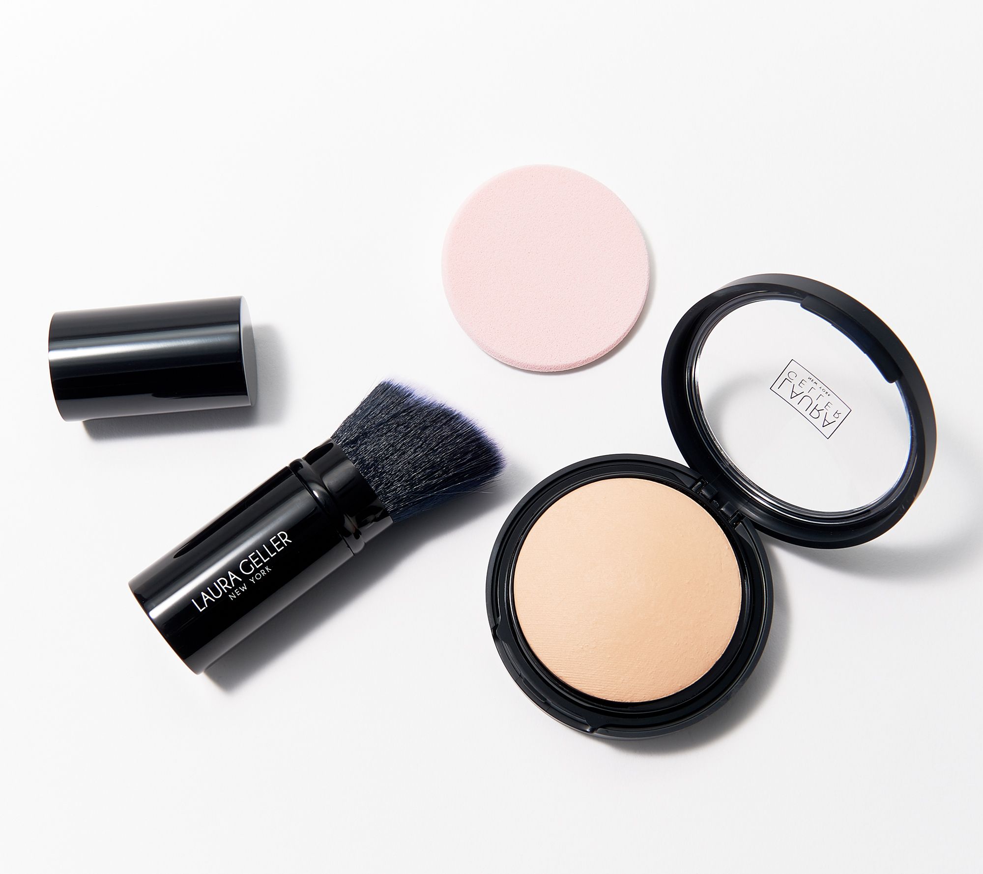 Laura Geller Double Take Foundation with Kabuki Brush