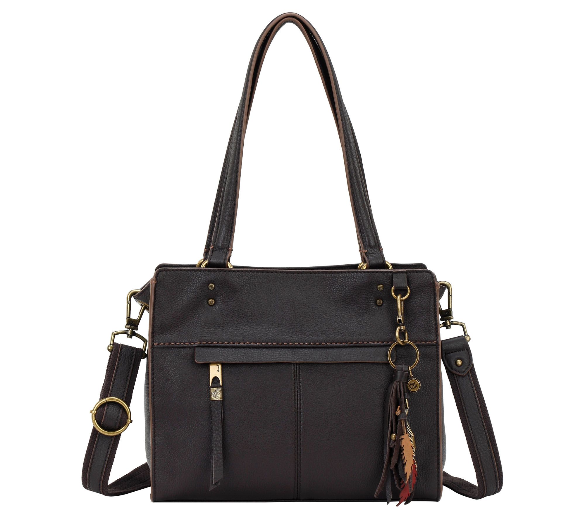 The Sak Alameda Leather Satchel Handbag