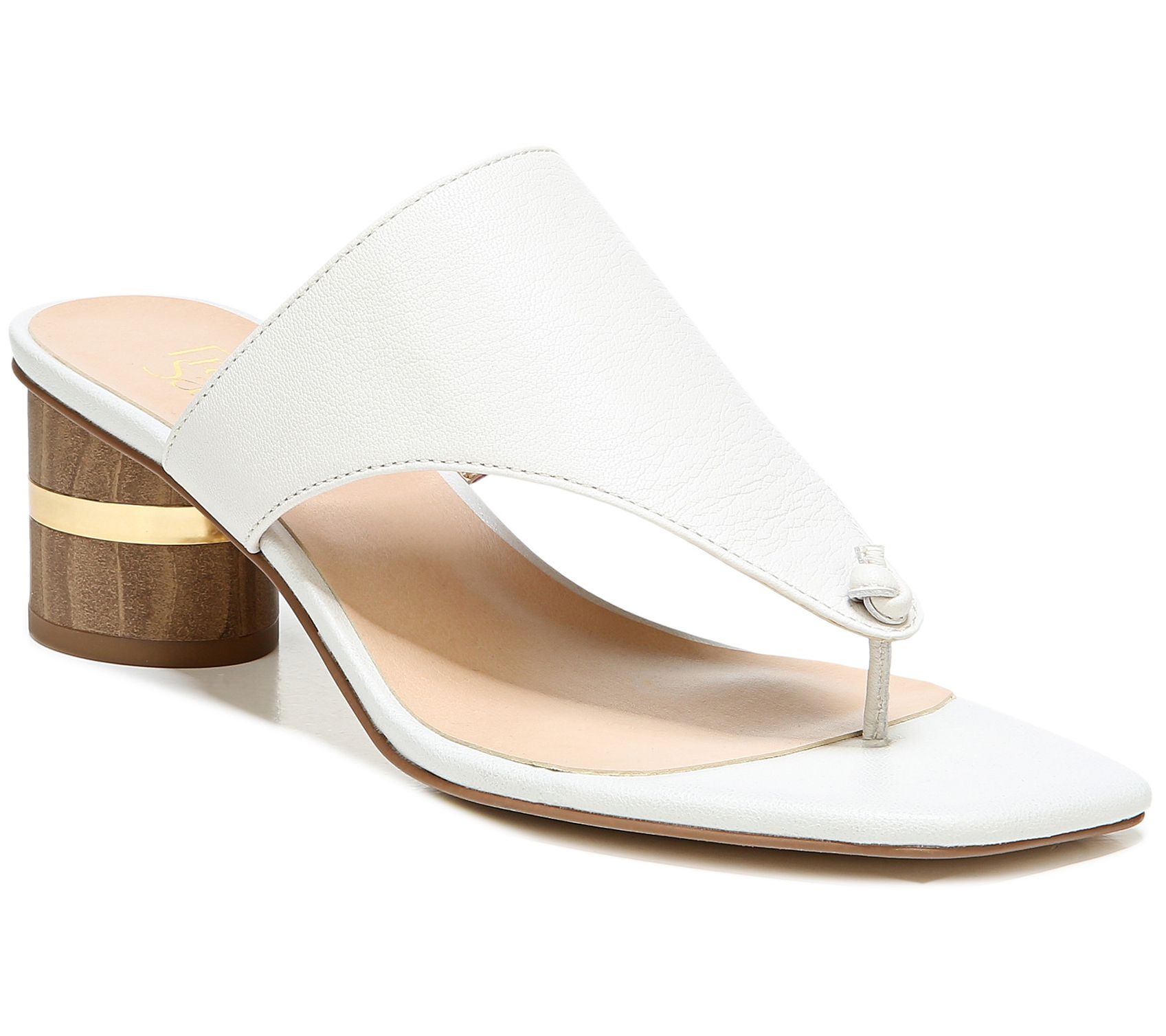 round heel sandals