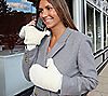 Sprigs Faux Fur and Sherpa Reversible Mittens, 1 of 2