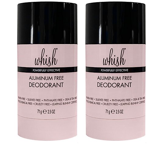 Whish Set of 2 Aluminum-Free Deodorant Sticks